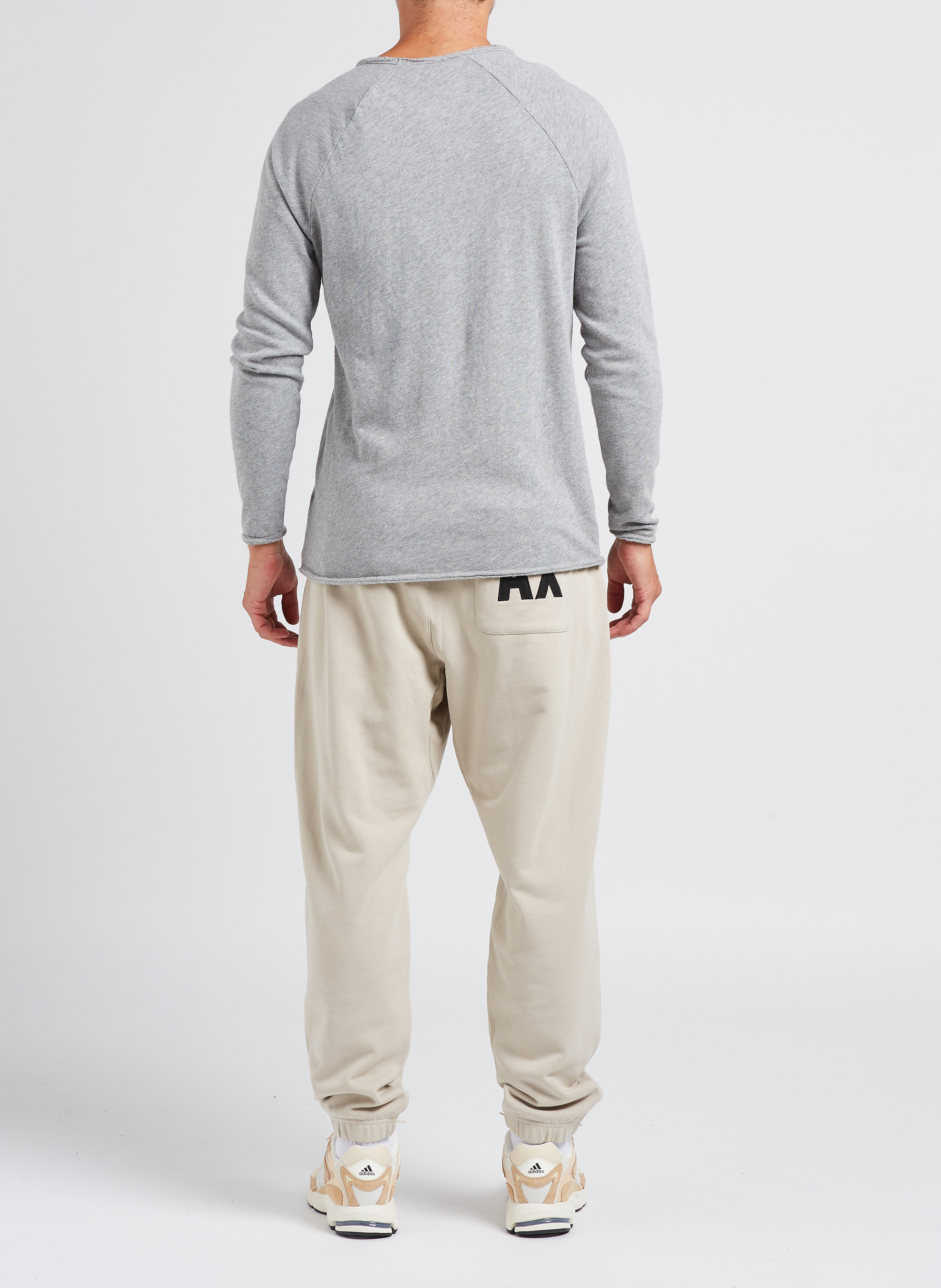 Jogging large en coton ARMANI EXCHANGE Beige