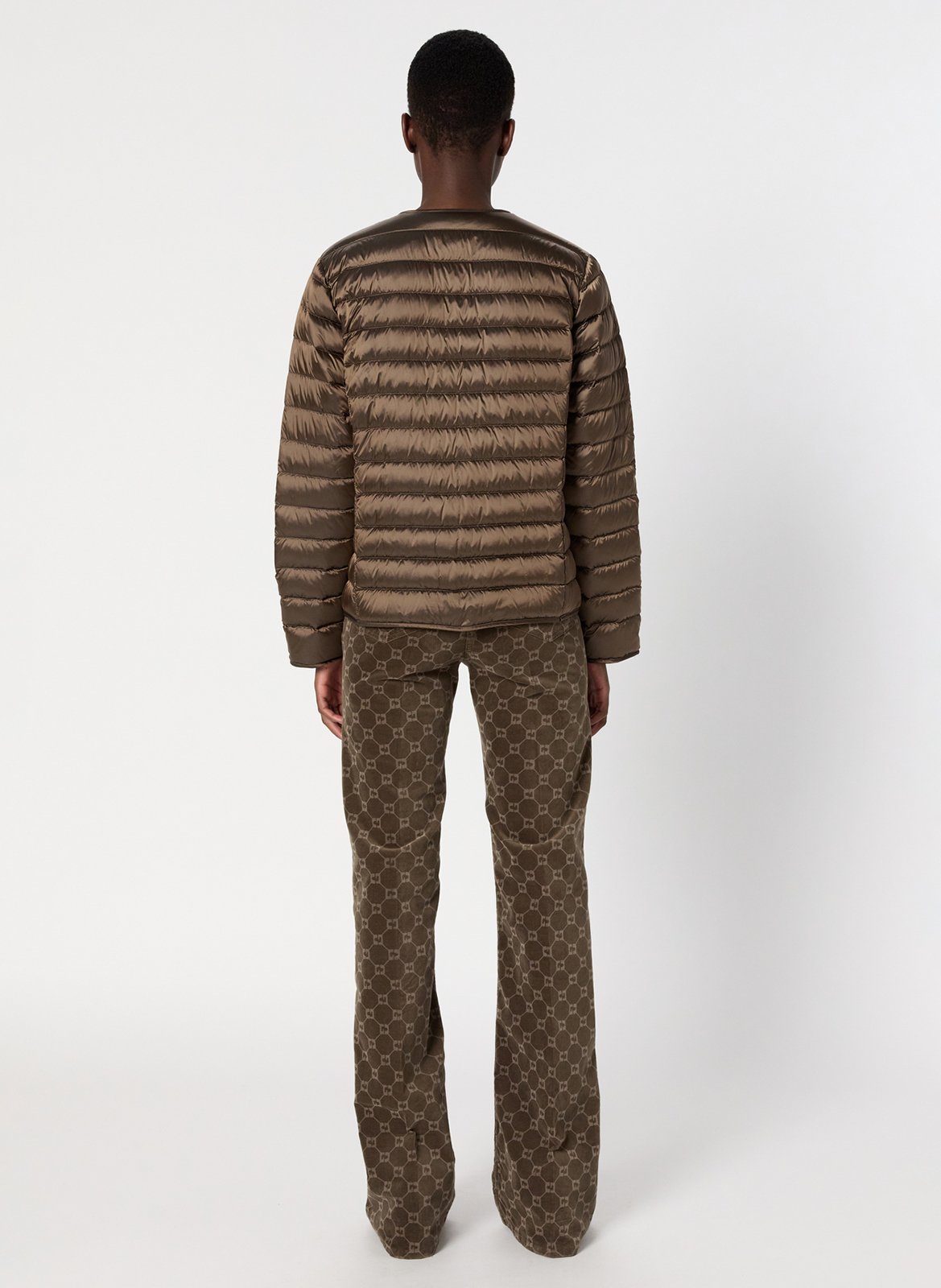 Blouson droit matelassé GERARD DAREL Marron