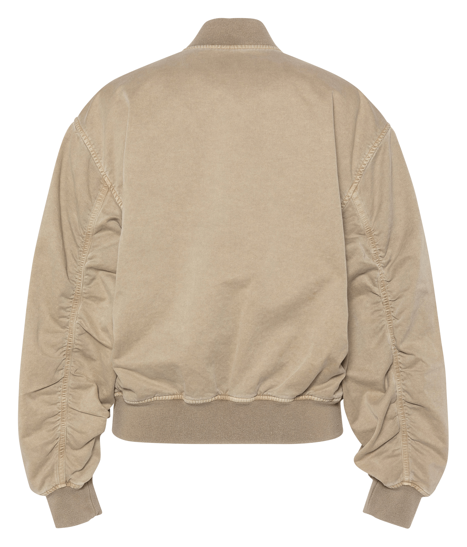 Oversized cotton teddy collar jacket SCHOTT Beige