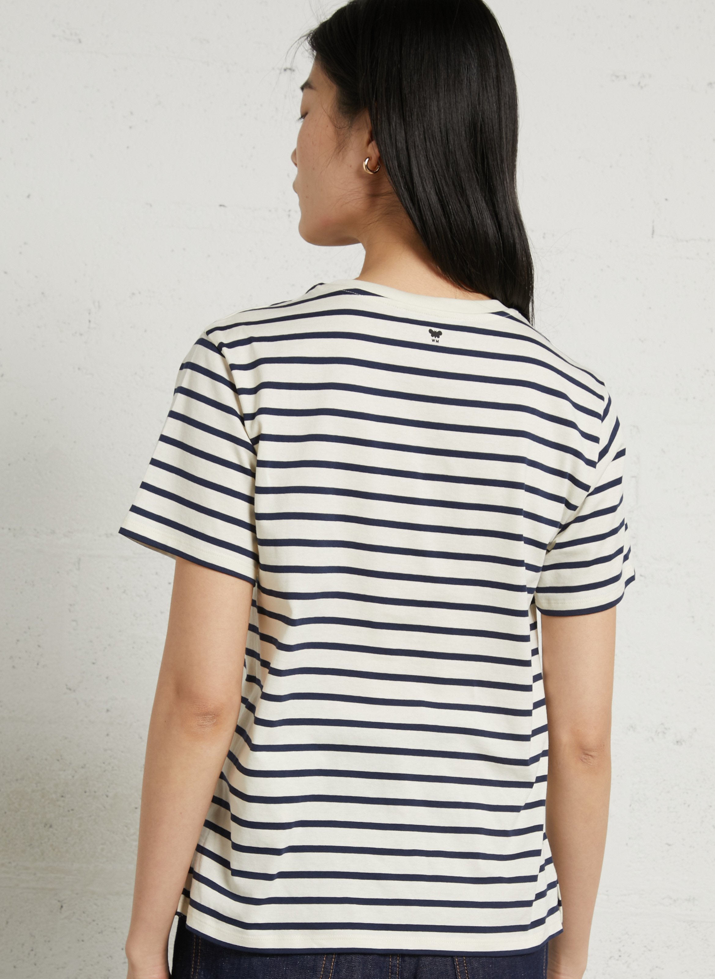 Baumwoll-Pullover mit Rundhalsausschnitt MAX MARA WEEK END Blau