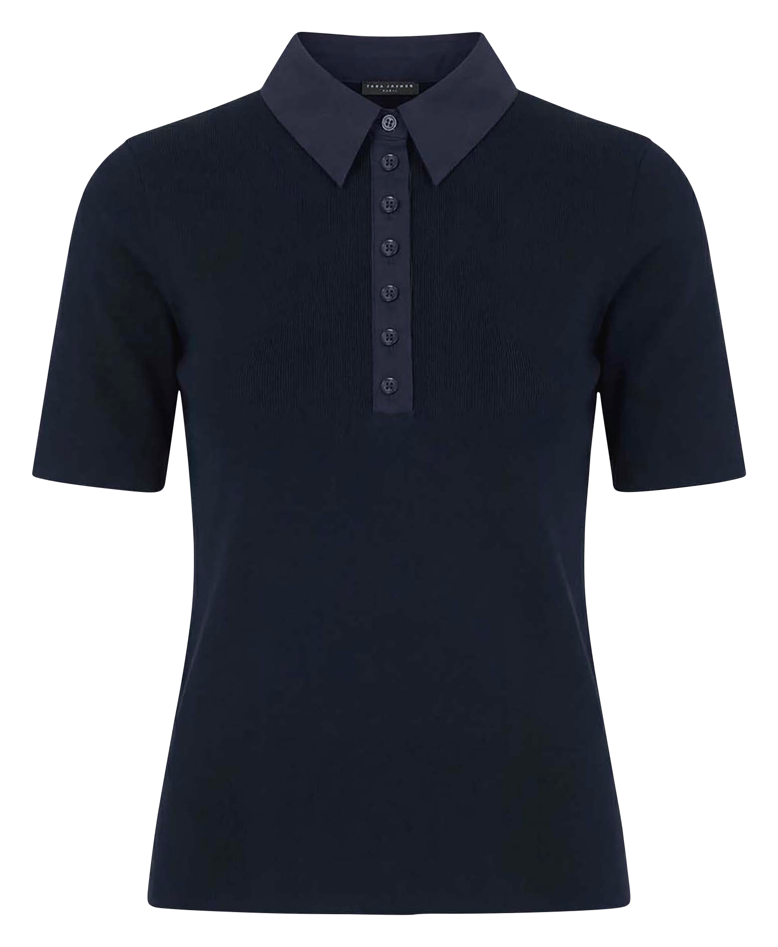 Eng anliegendes Strickpolo TARA JARMON Blau