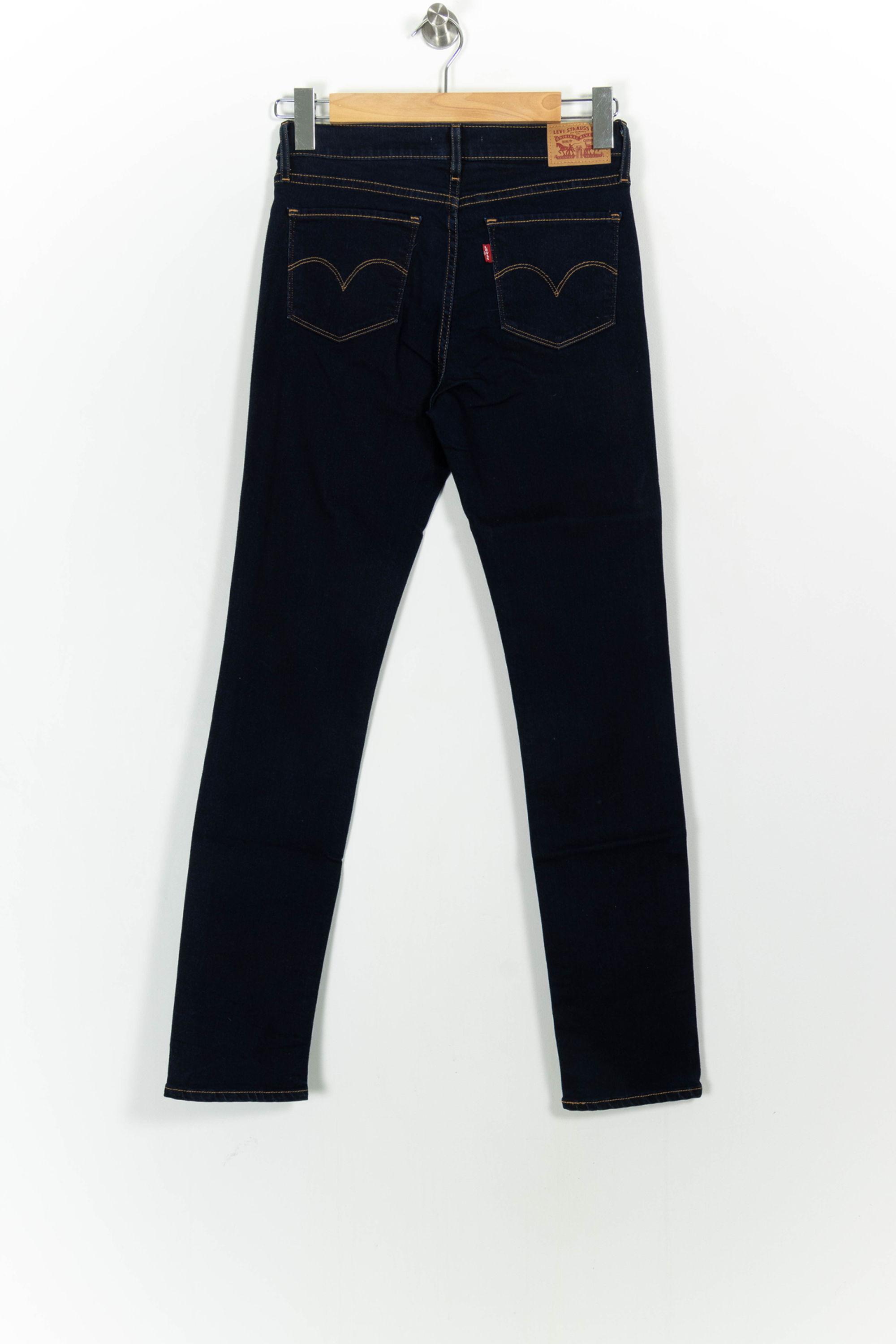 Cropped slim jeans with studs LEVI'S - Seconde main Blue