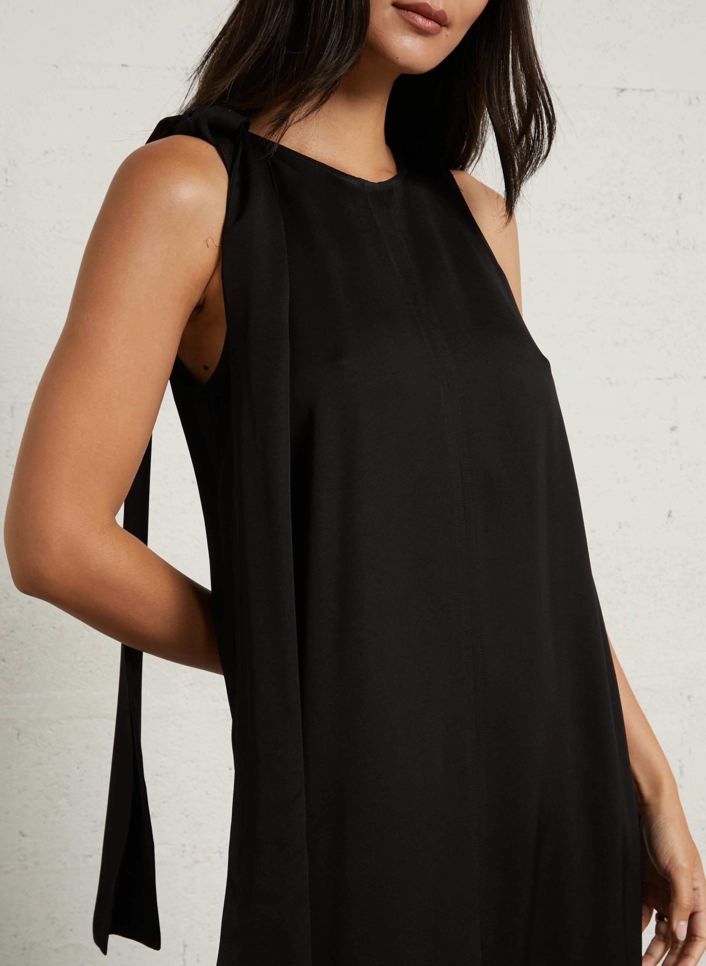 Robe longue col rond  SUD EXPRESS Noir