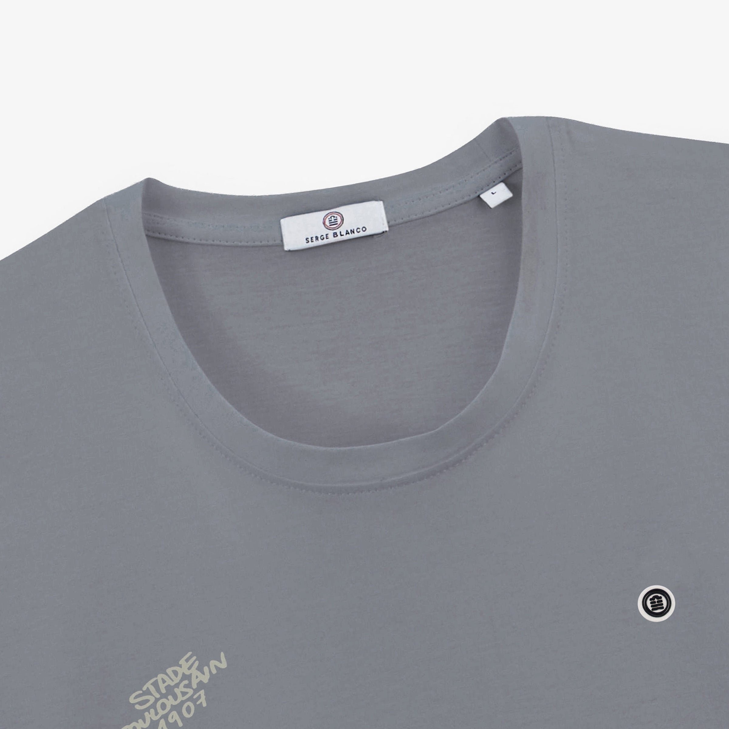 Short-sleeved cotton T-shirt SERGE BLANCO Grey