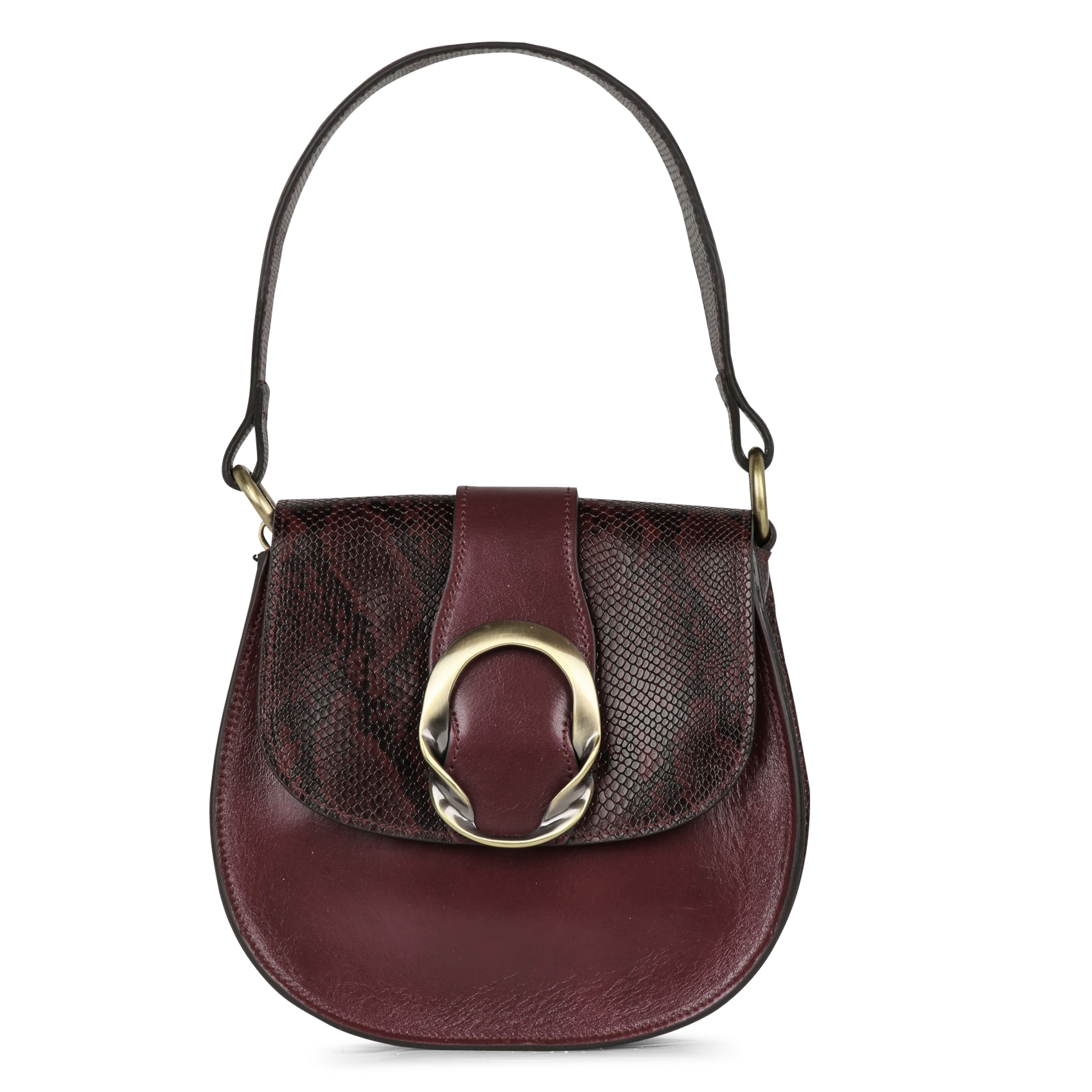 Leather shoulder bag MAISON 123