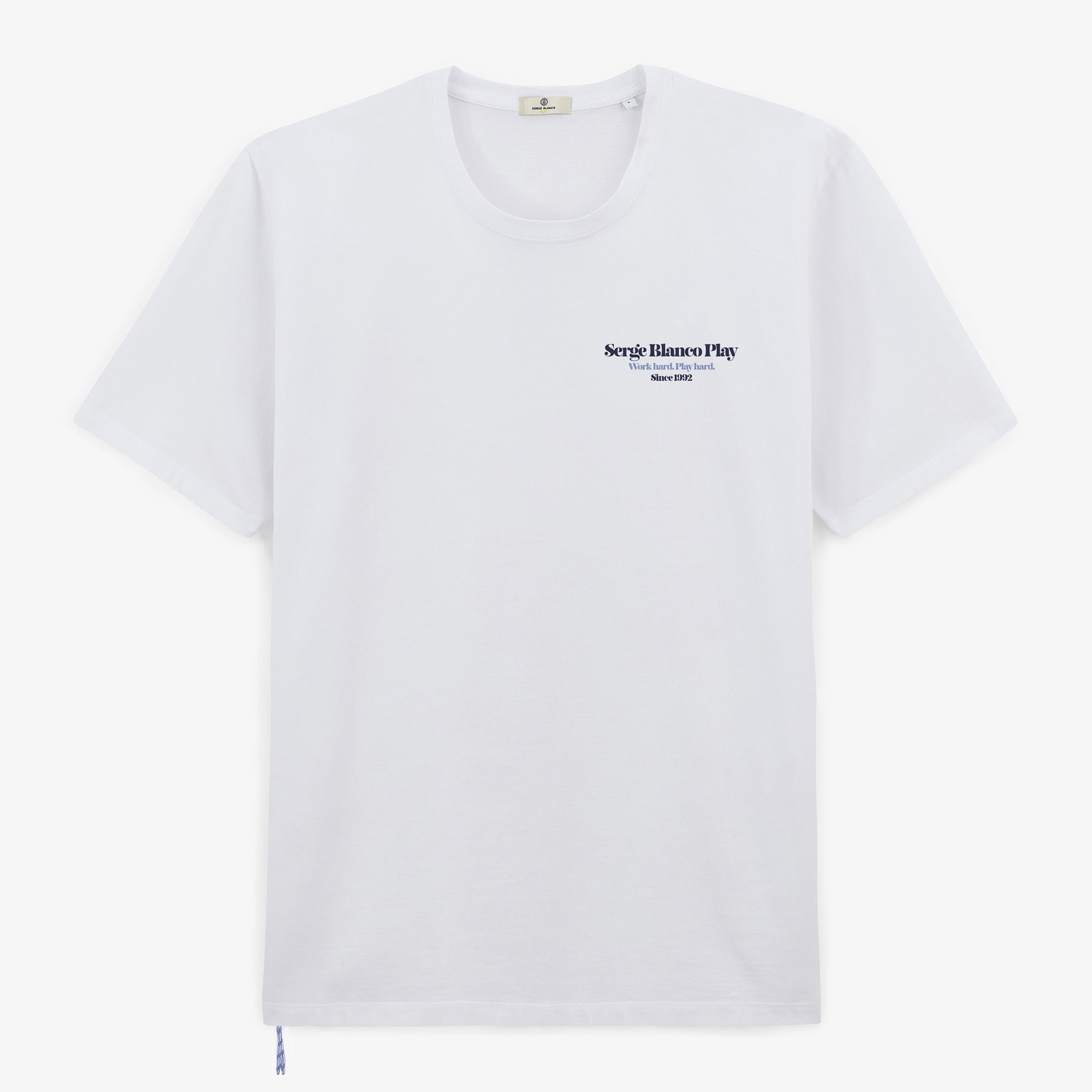 Short-sleeve printed munchies call T-shirt SERGE BLANCO White