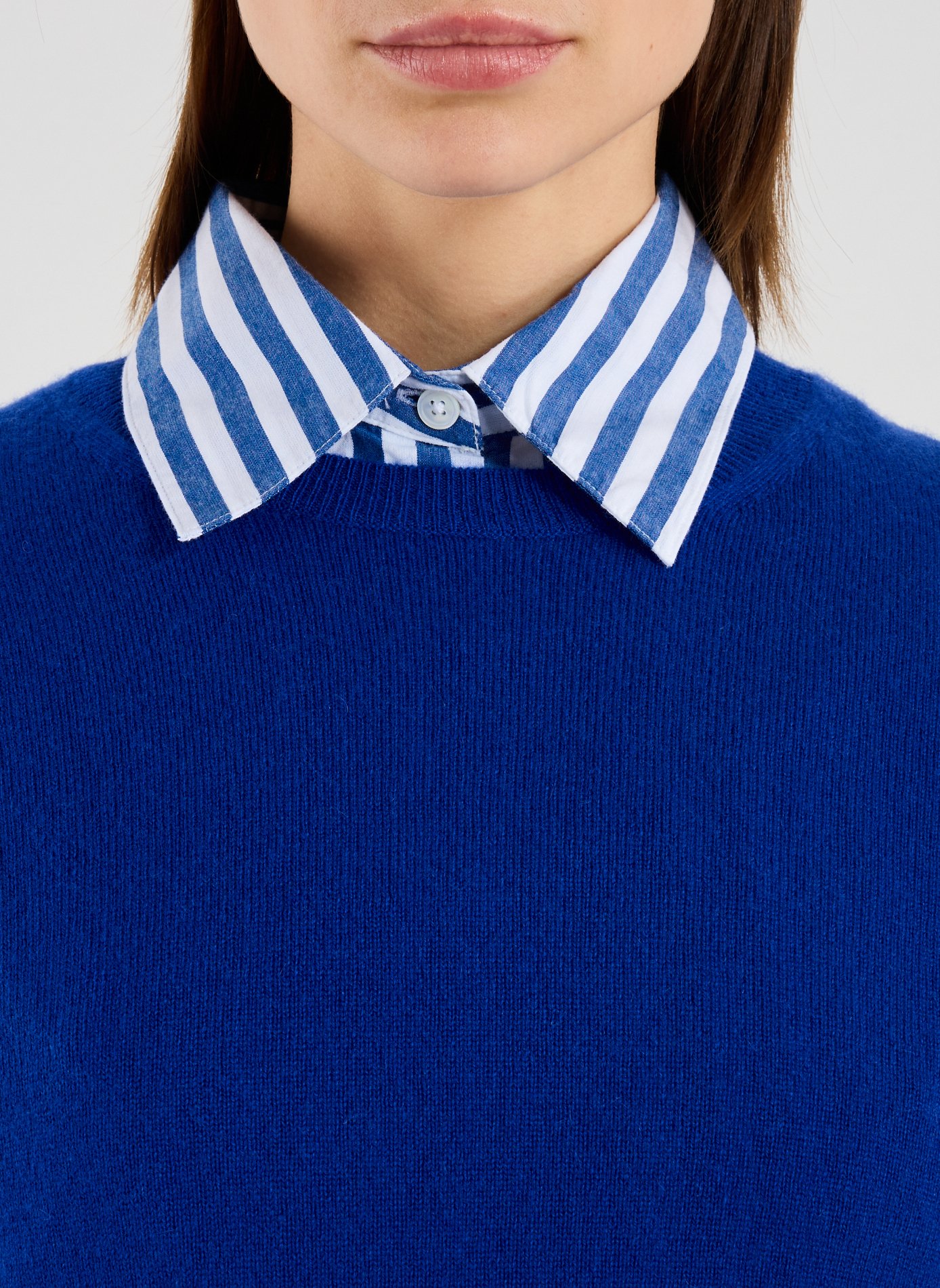 Cashmere sweater AU PRINTEMPS PARIS Blue