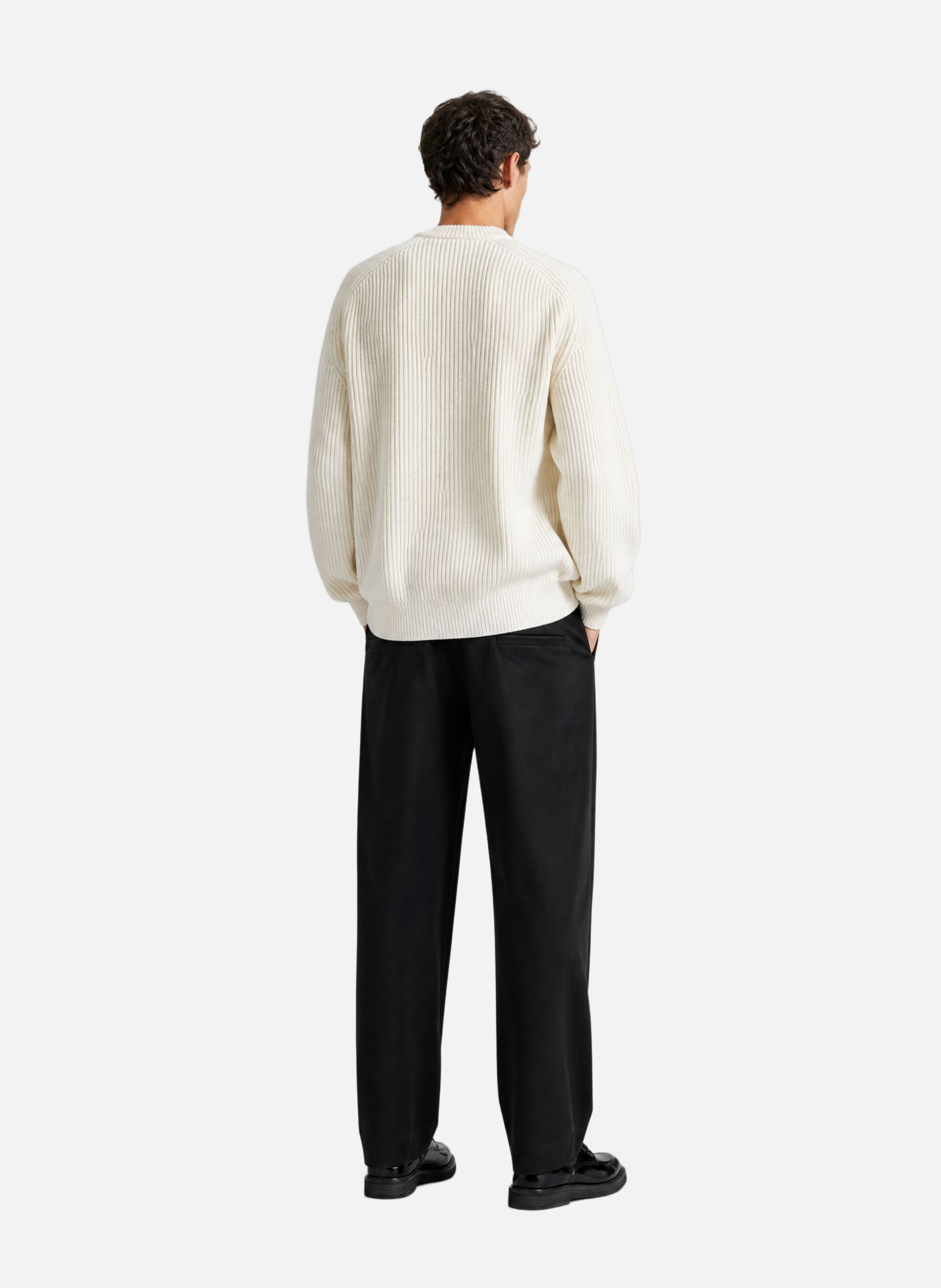 Round-neck wool sweater THE KOOPLES Beige