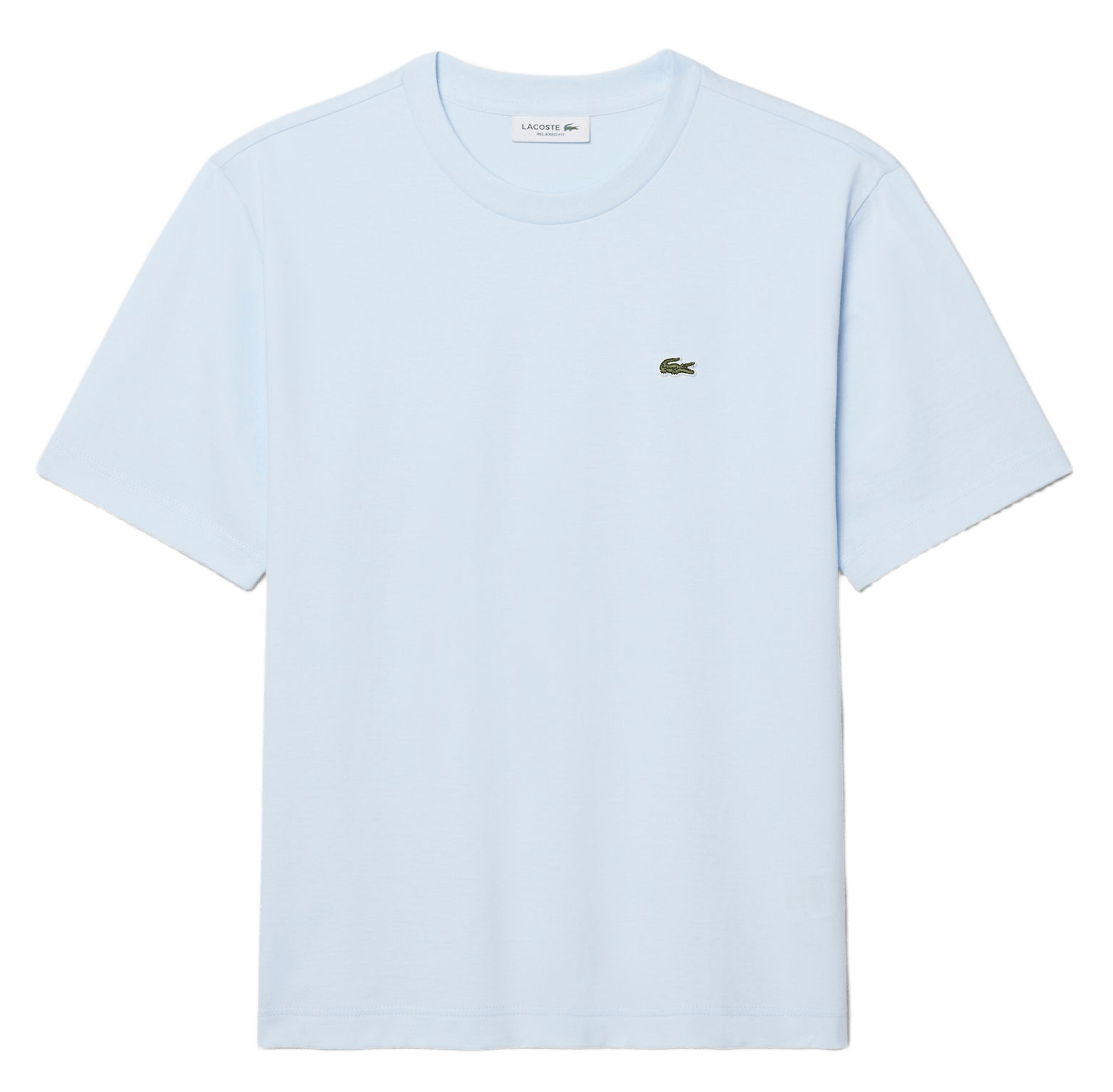 Short-sleeved cotton T-shirt LACOSTE Blue