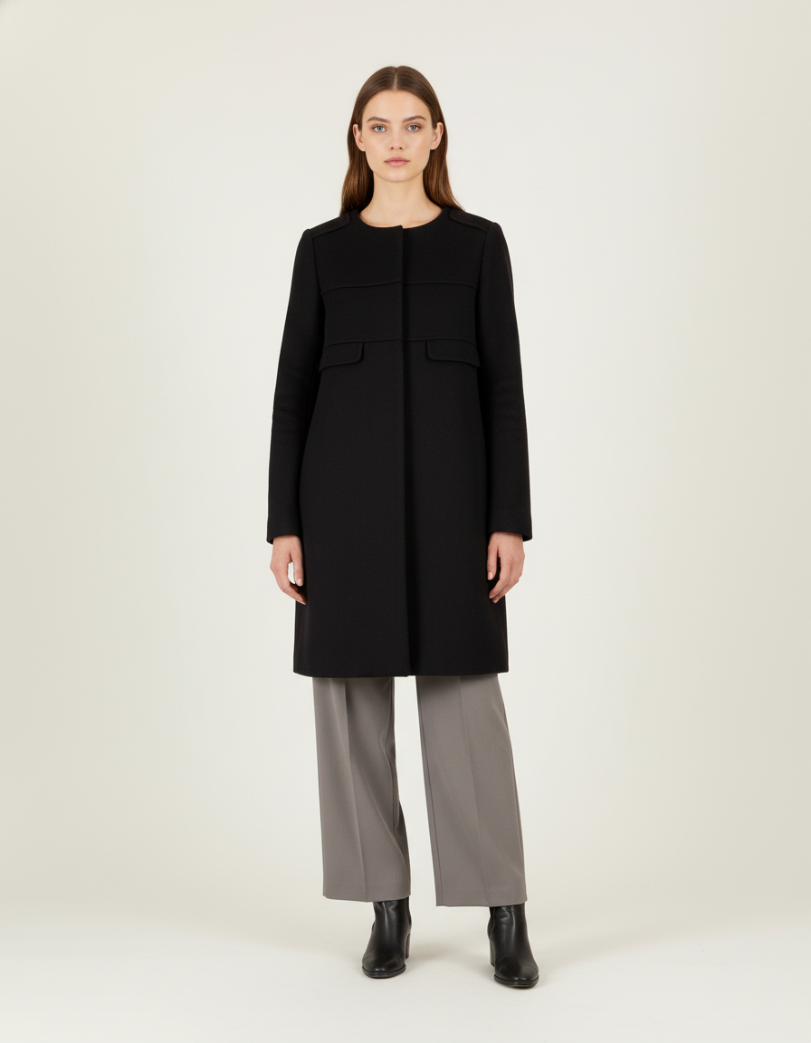 Long coat TARA JARMON - Seconde Main Blue