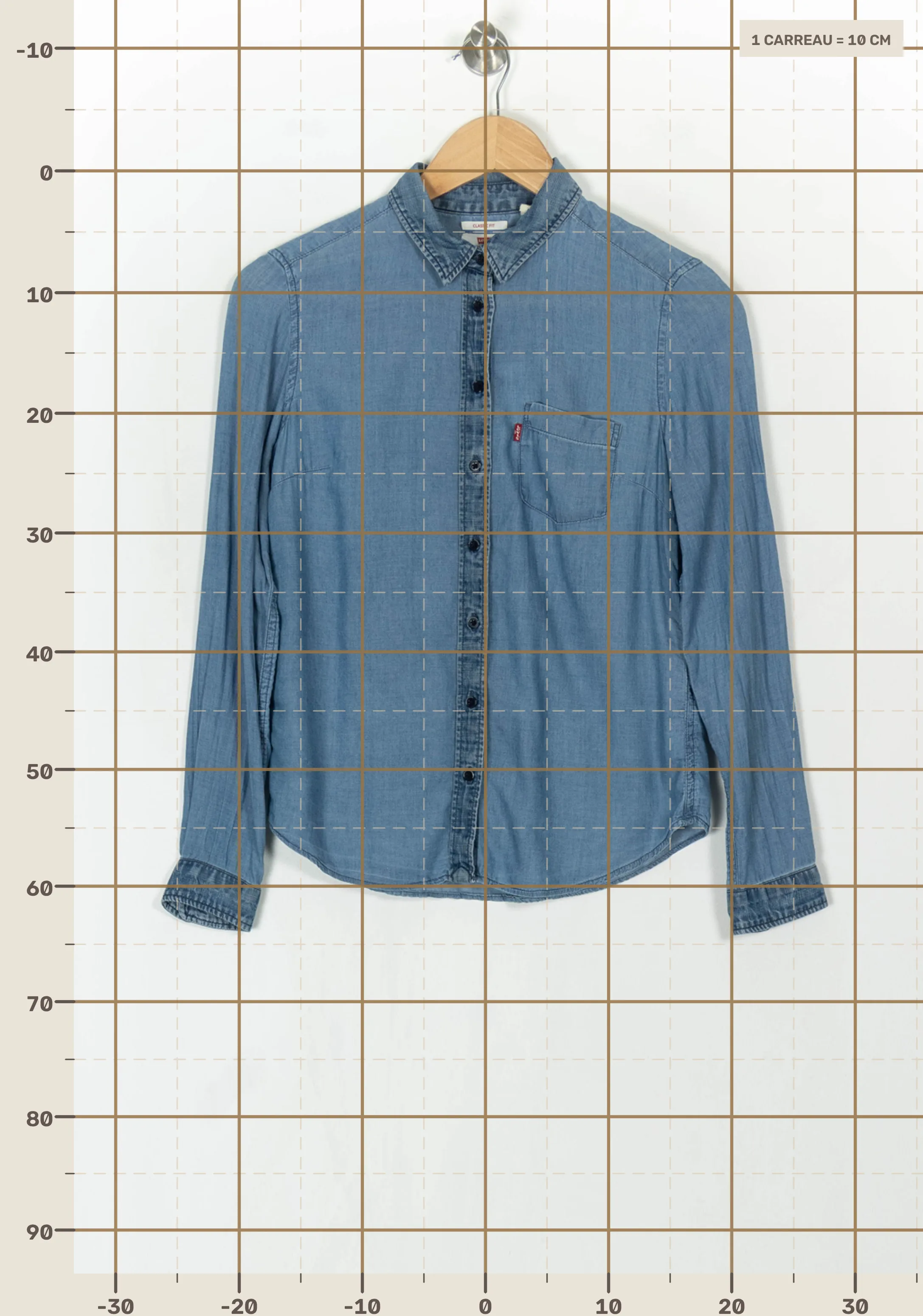 Shirt LEVI'S - Seconde main Blue
