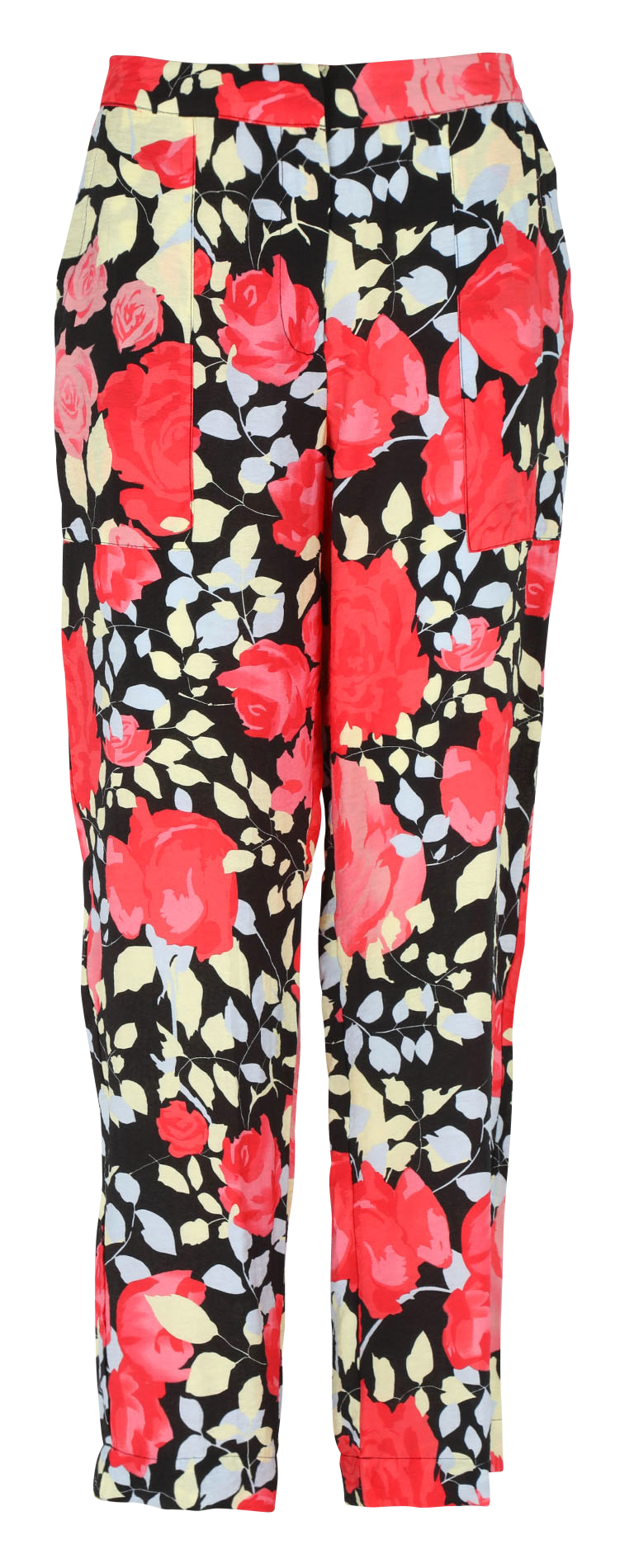 Pantalon carotte imprimé fleuri  OBJECT Multicolore