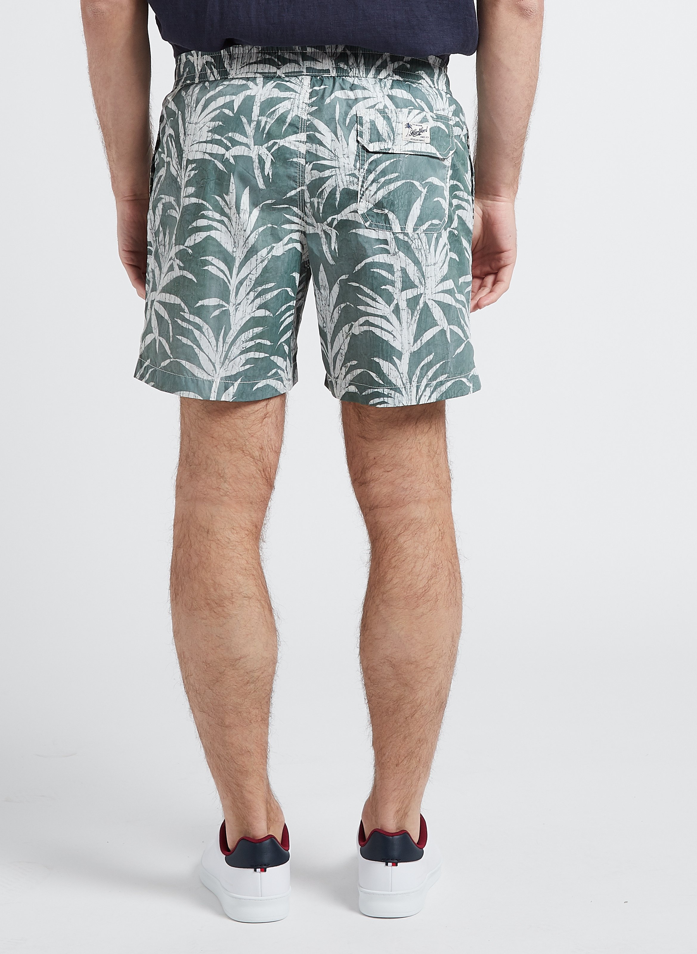 Badeshorts mit Print HARTFORD Khaki