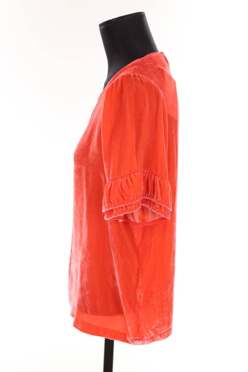 Velvet blouse SEZANE - Seconde main Orange