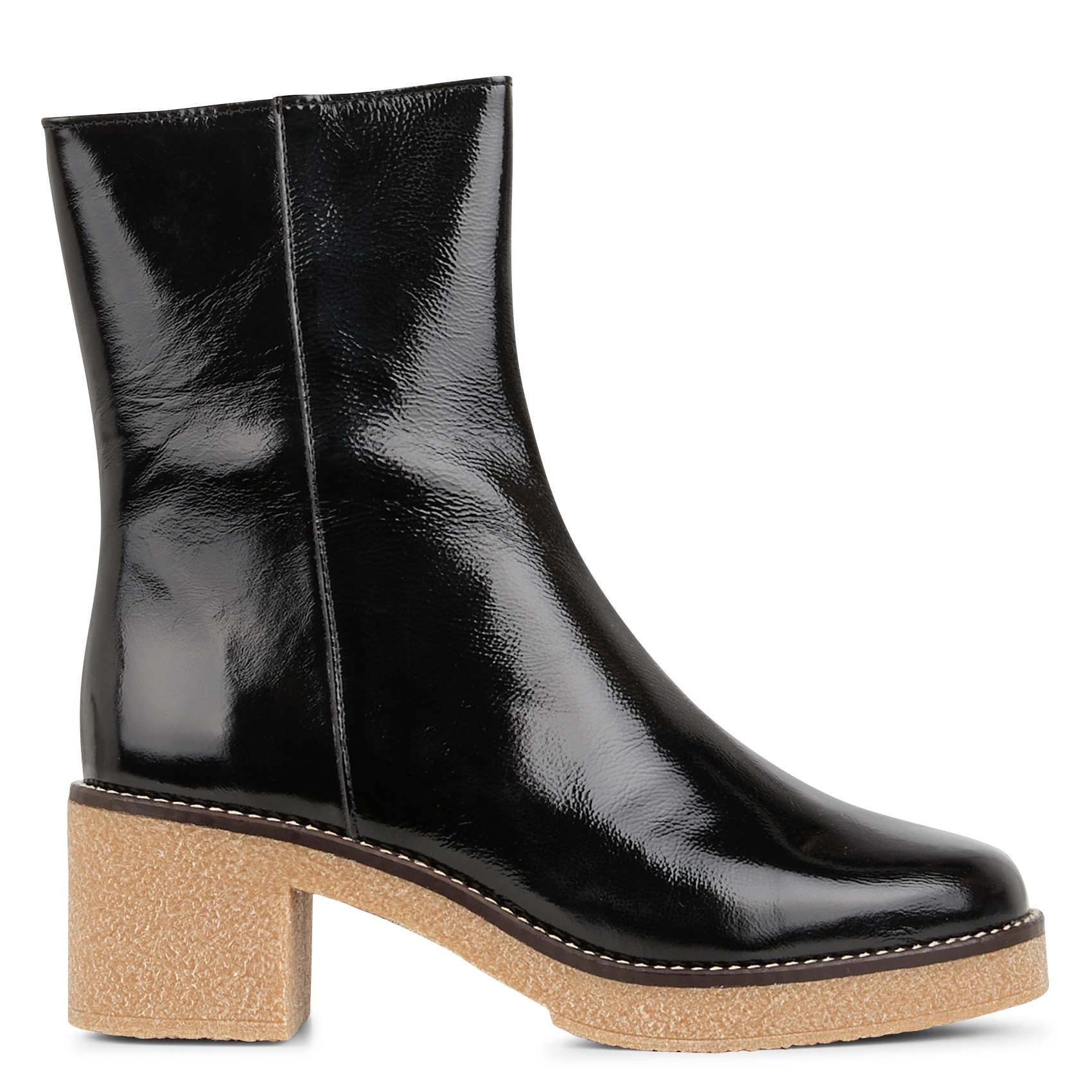 Bianca leather ankle boots PETITE MENDIGOTE Black