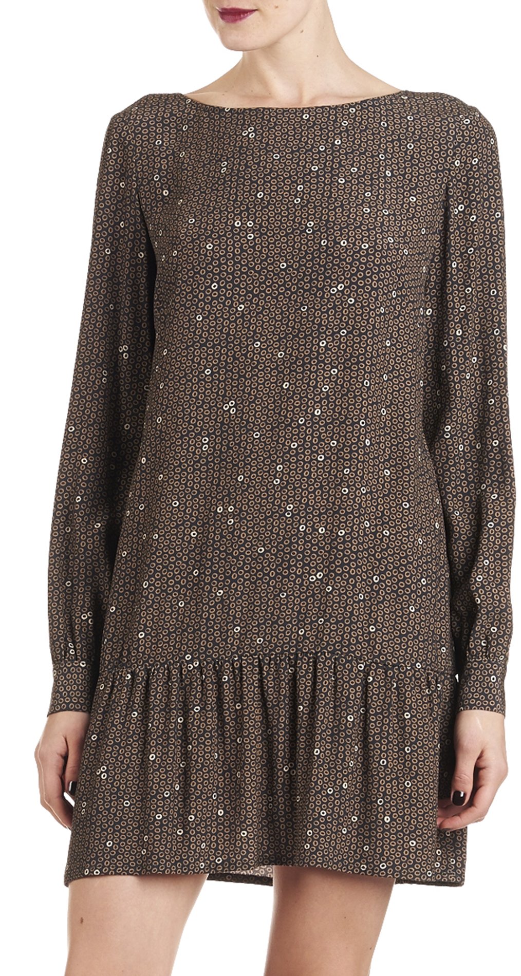 Printed dress ATTIC AND BARN Black