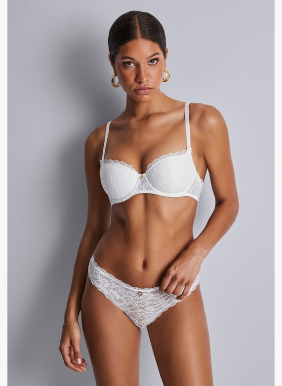 Half-cup bra | White by AUBADE Half-cup bra White