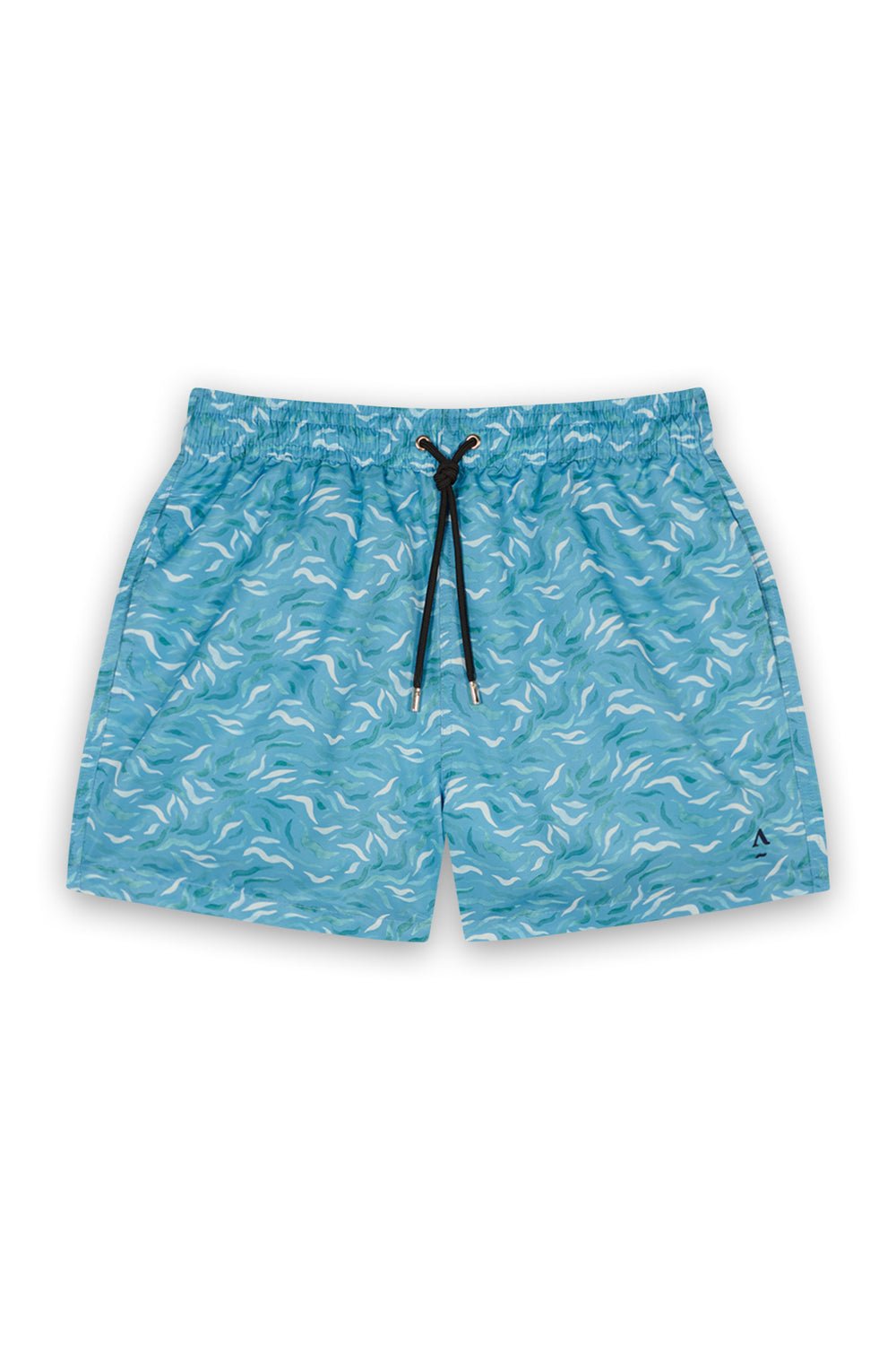 Printed swim shorts with elasticated waistband ALGUES Bleu