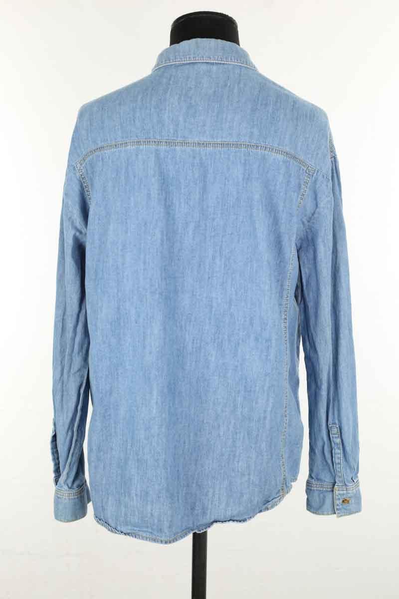 Chemise en coton KENZO - SECONDE MAIN Bleu