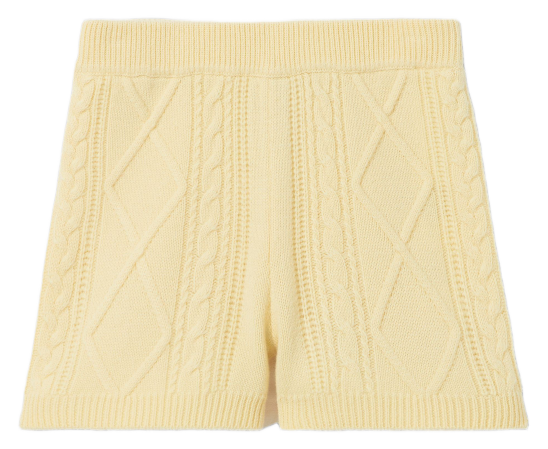 Short moulant en laine et cachemire CLAUDIE PIERLOT Jaune