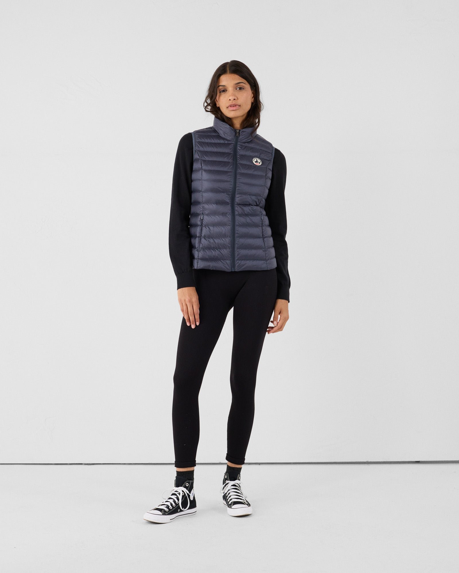 Sleeveless lightweight down jacket bluestone seda JOTT Blue