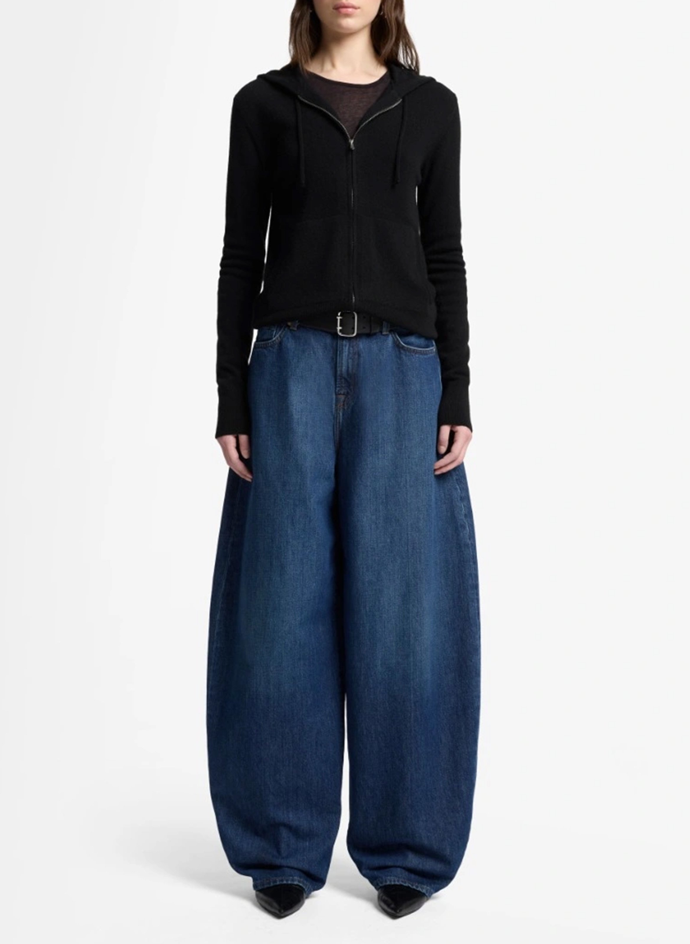 Jean balloon 7 FOR ALL MANKIND Zwart