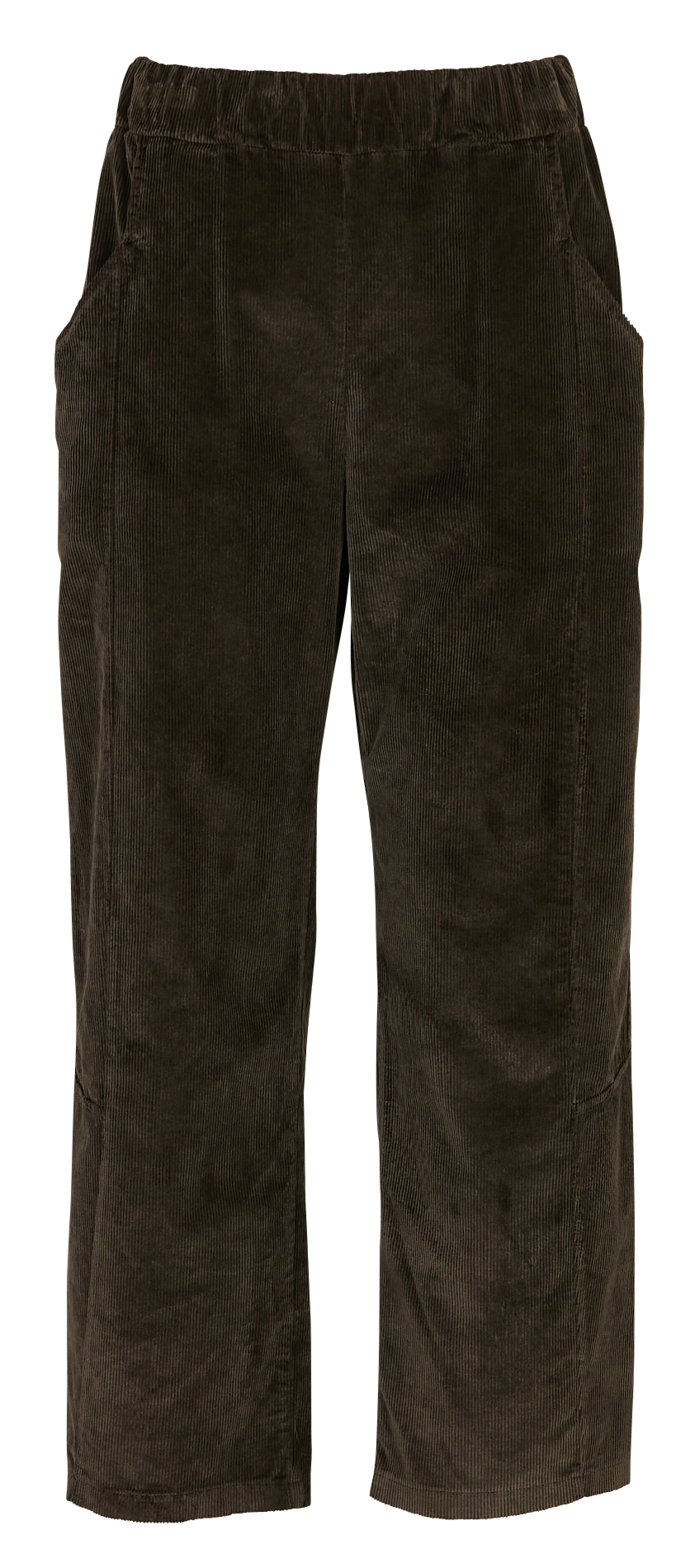 Pantalon droit en coton mélangé HUMILITY Marron