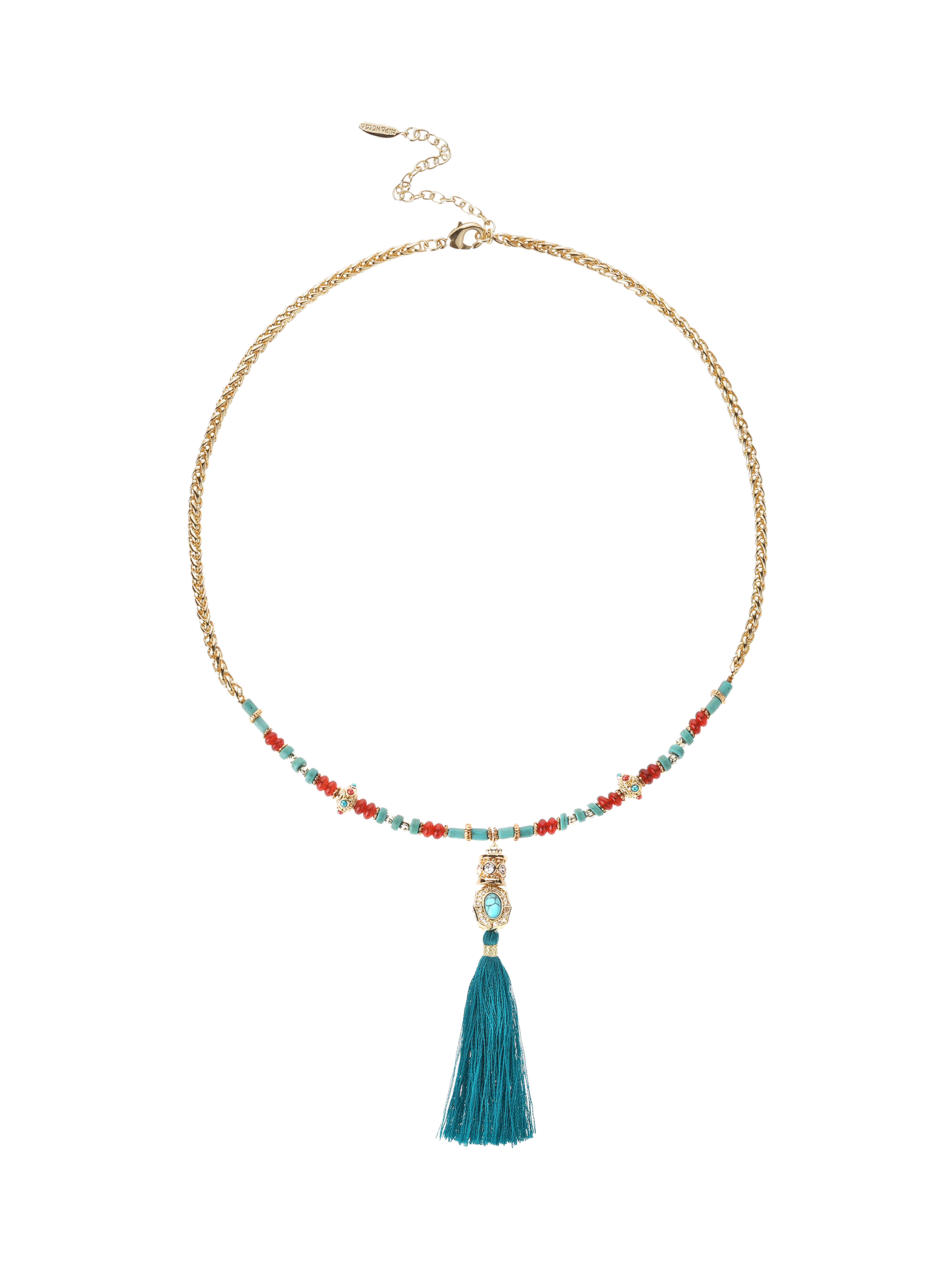 Pearl necklace with tassel HIPANEMA Blue
