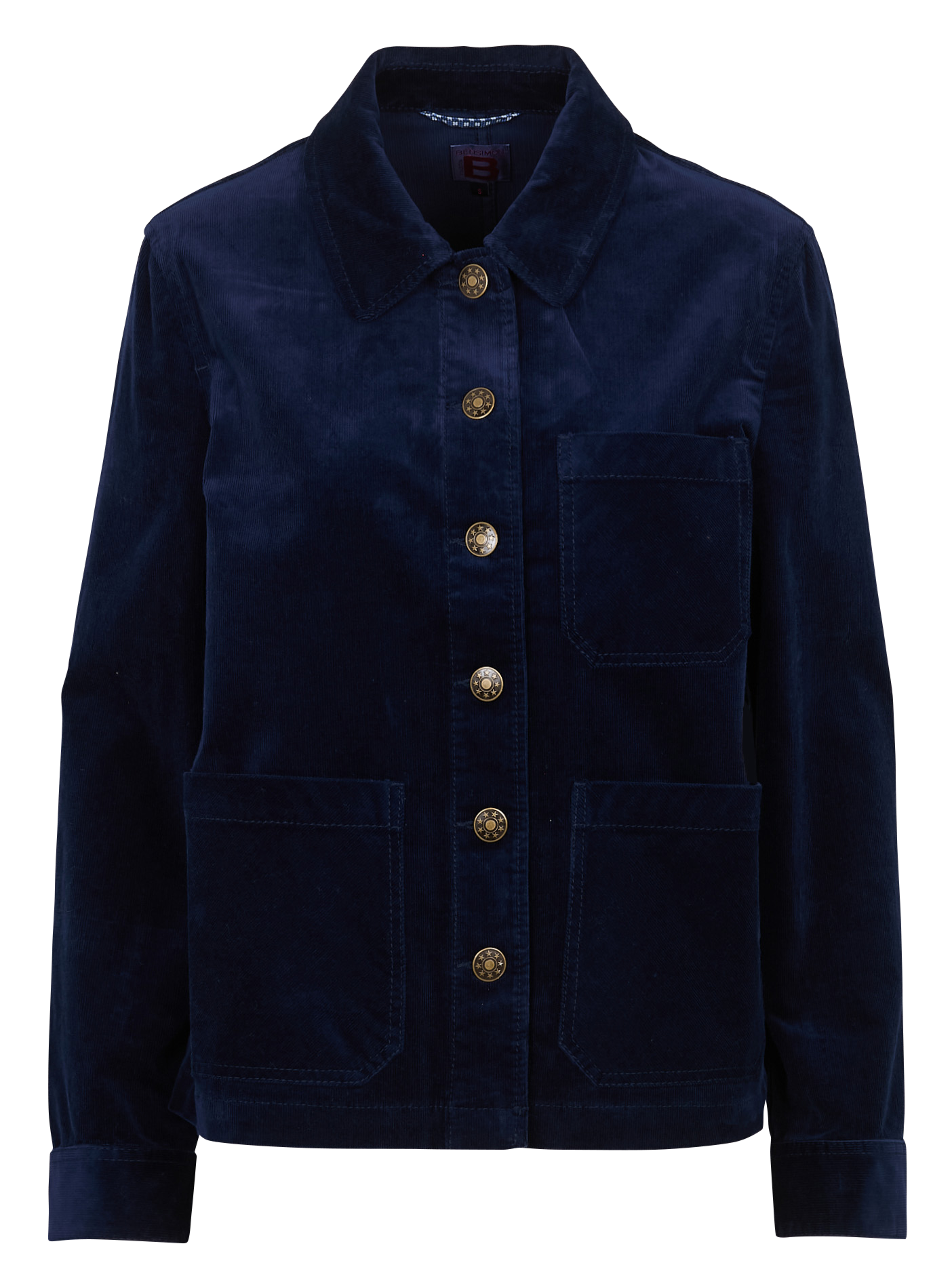 Corduroy shirt jacket BENSIMON Blue