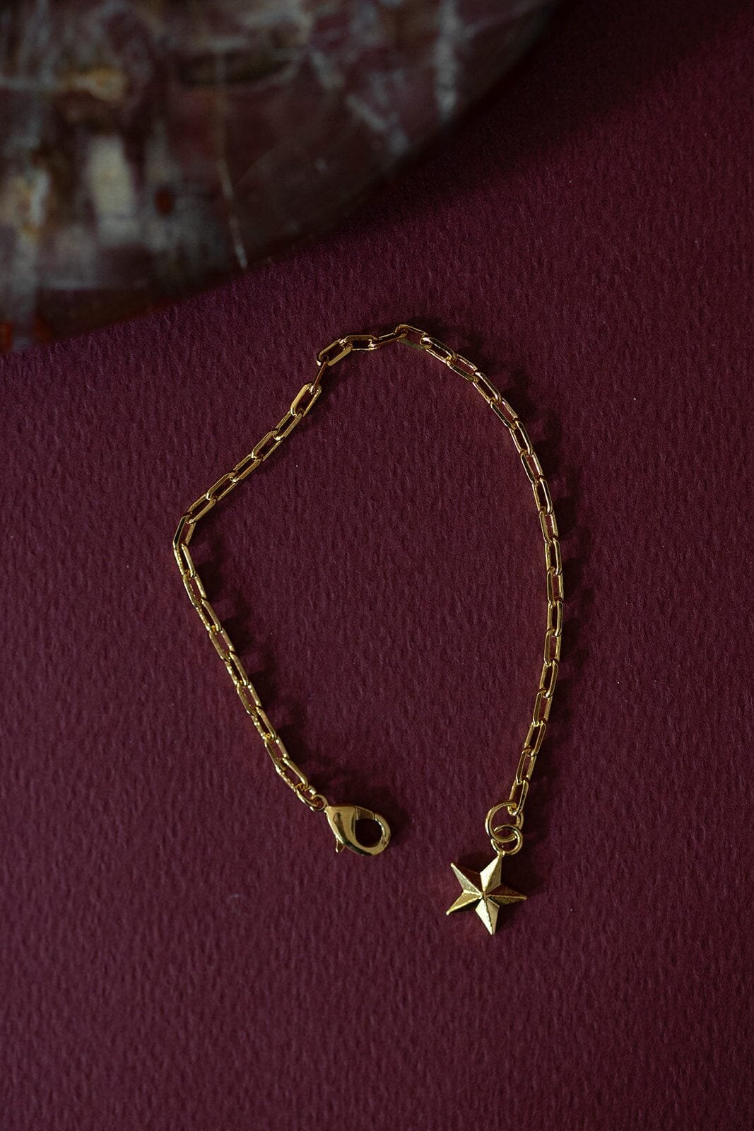Gold-plated star bracelet MONSIEUR SIMONE Golden