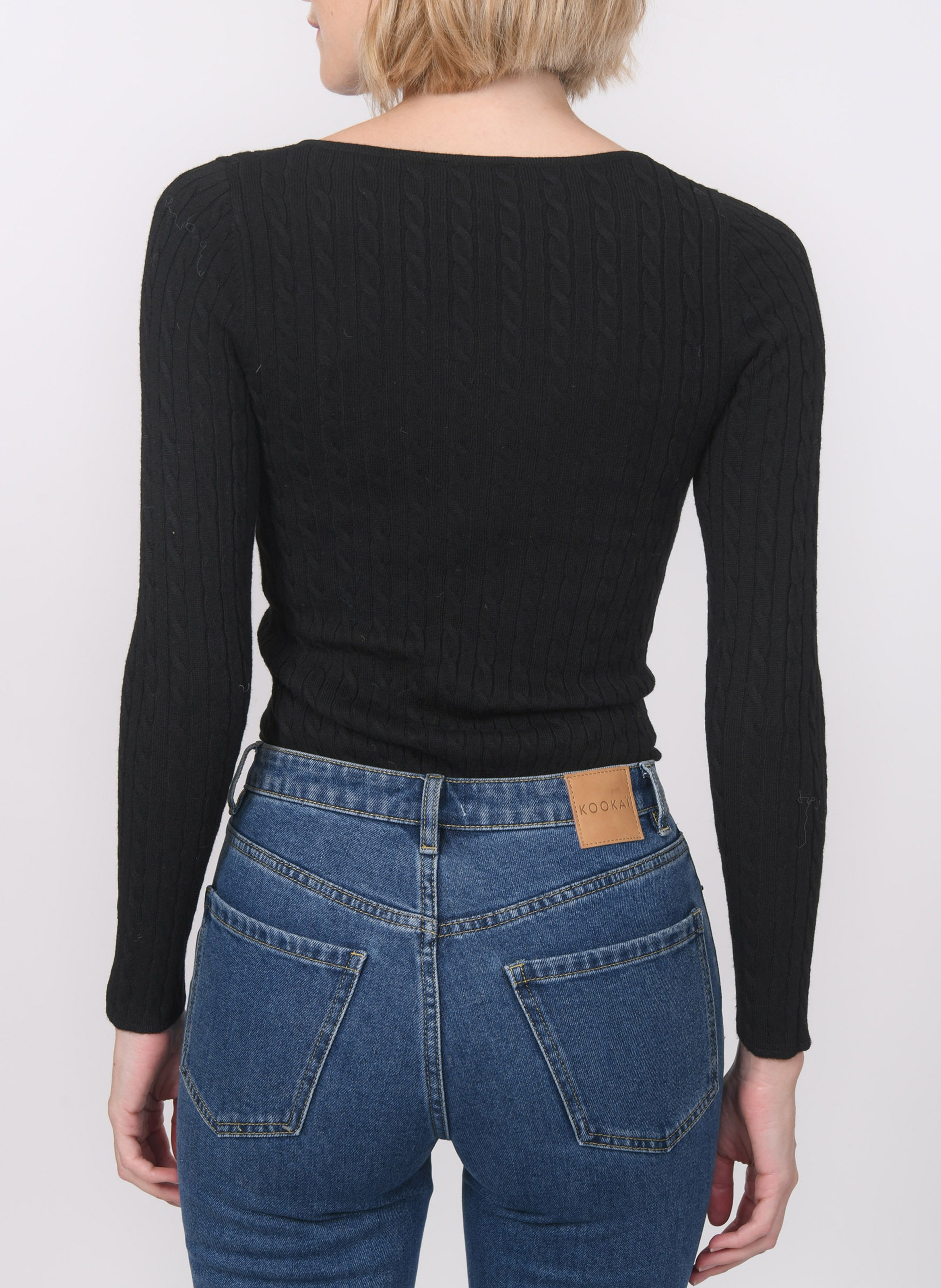 Pull col bateau  KOOKAI Noir