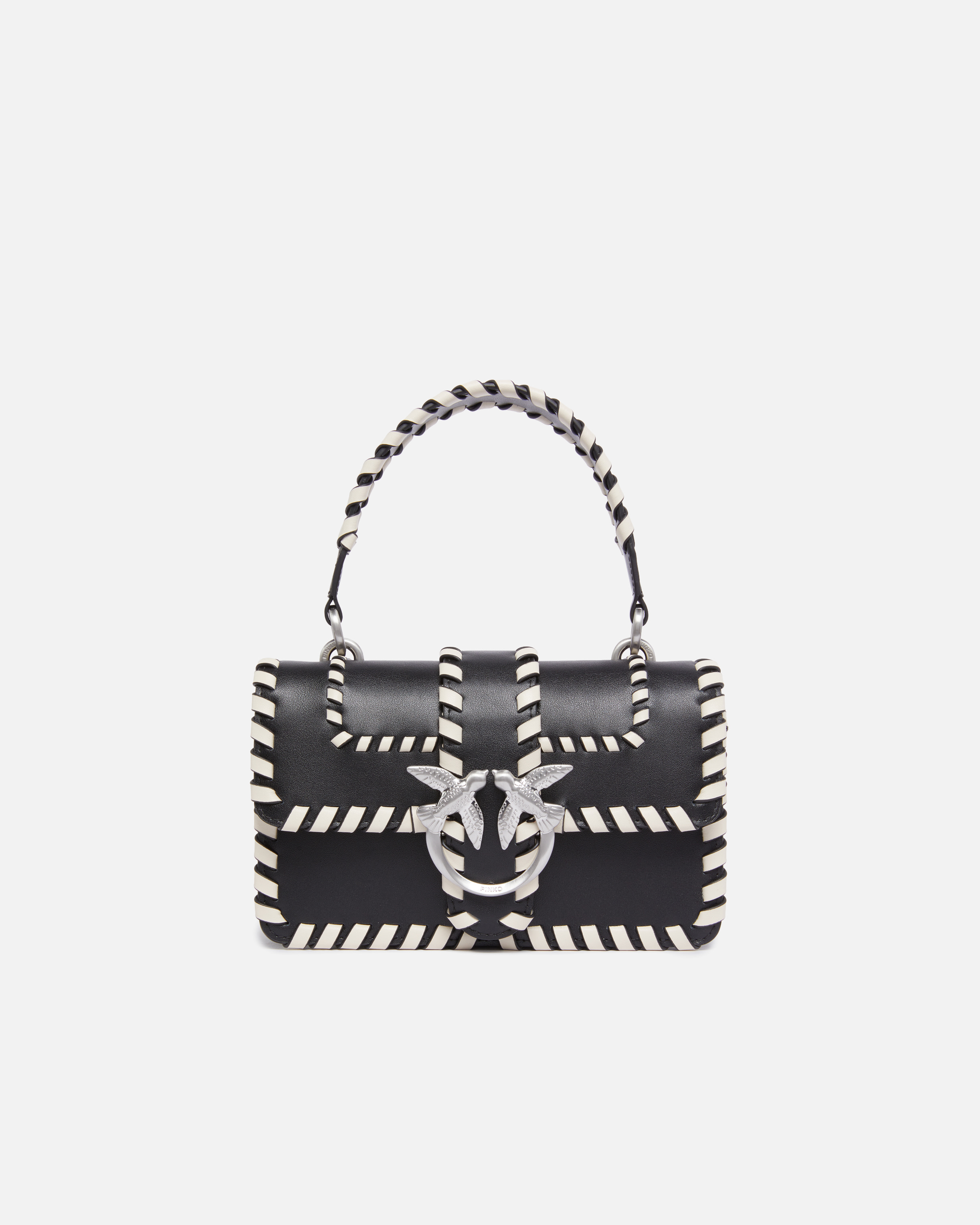 Small leather mini love bag PINKO Black