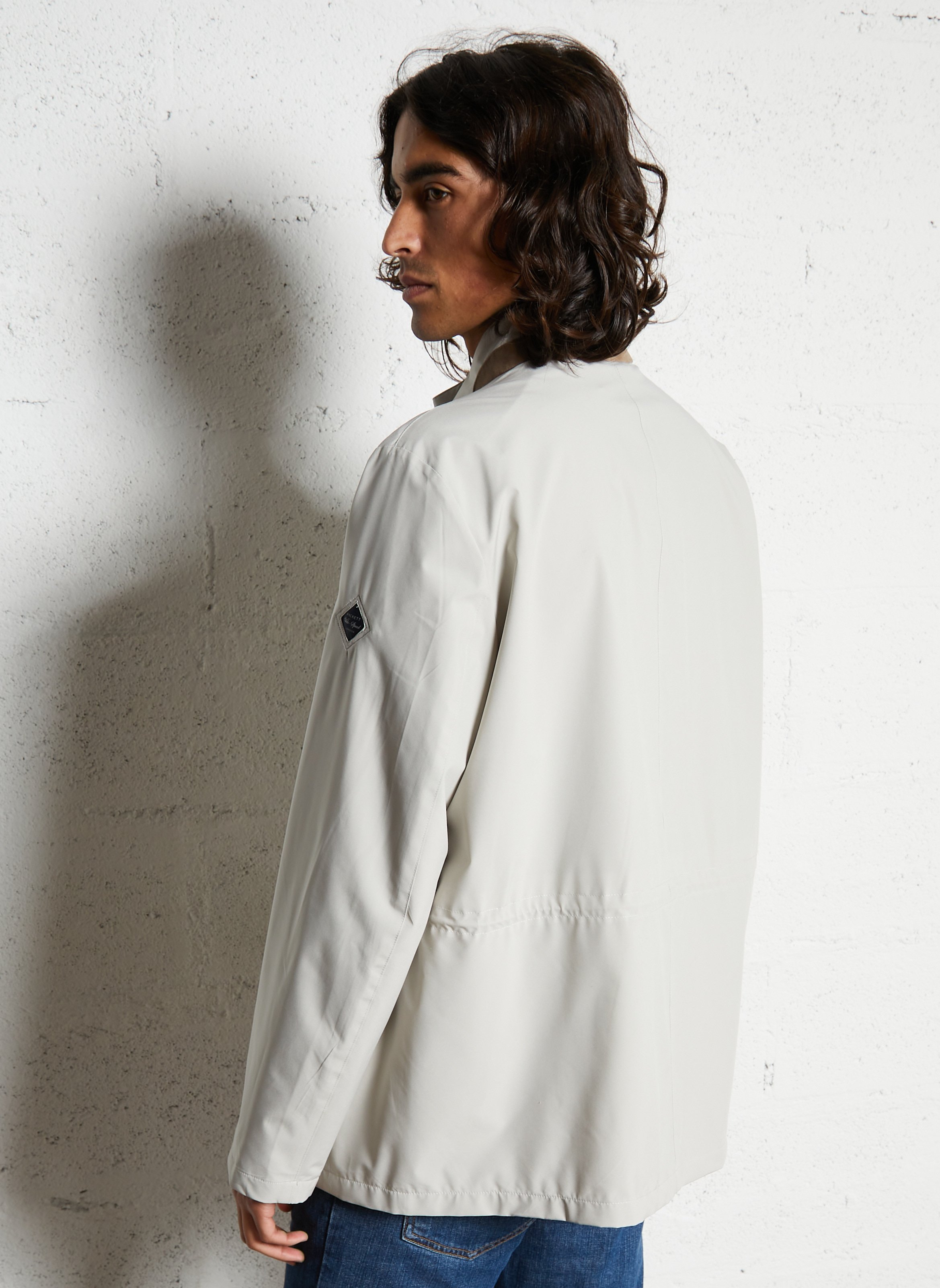 Veste à col montant  HACKETT Marron