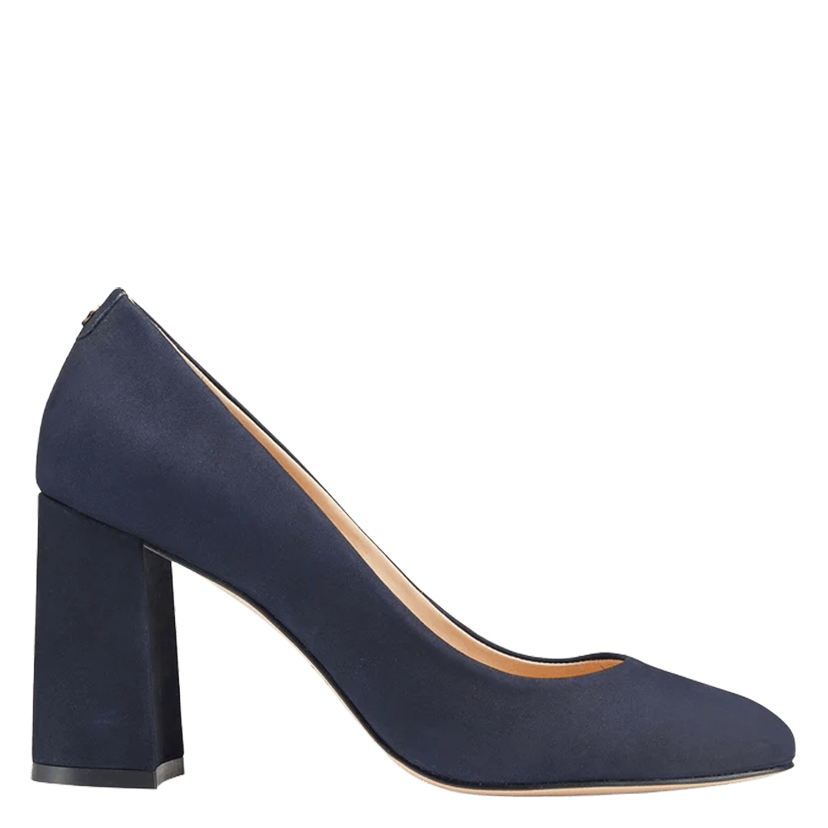Leren pumps met blokhakken COSMOPARIS Blauw