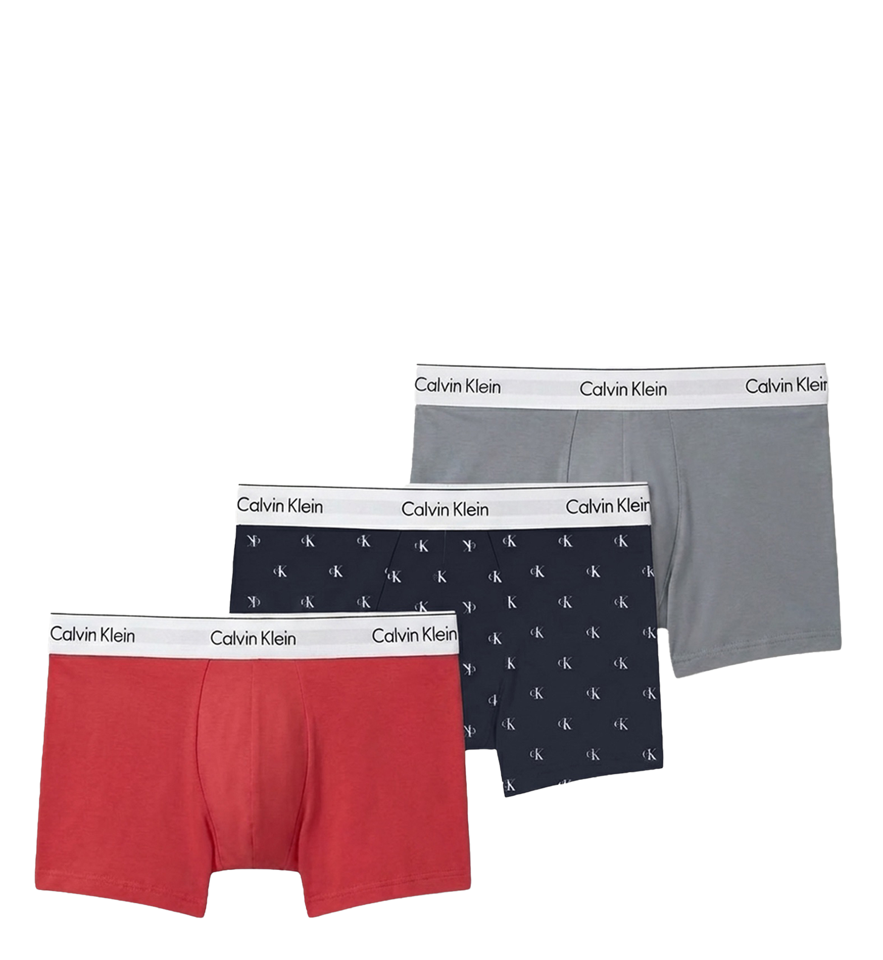 Pack of three cotton-blend boxers CALVIN KLEIN UNDERWEAR Pink