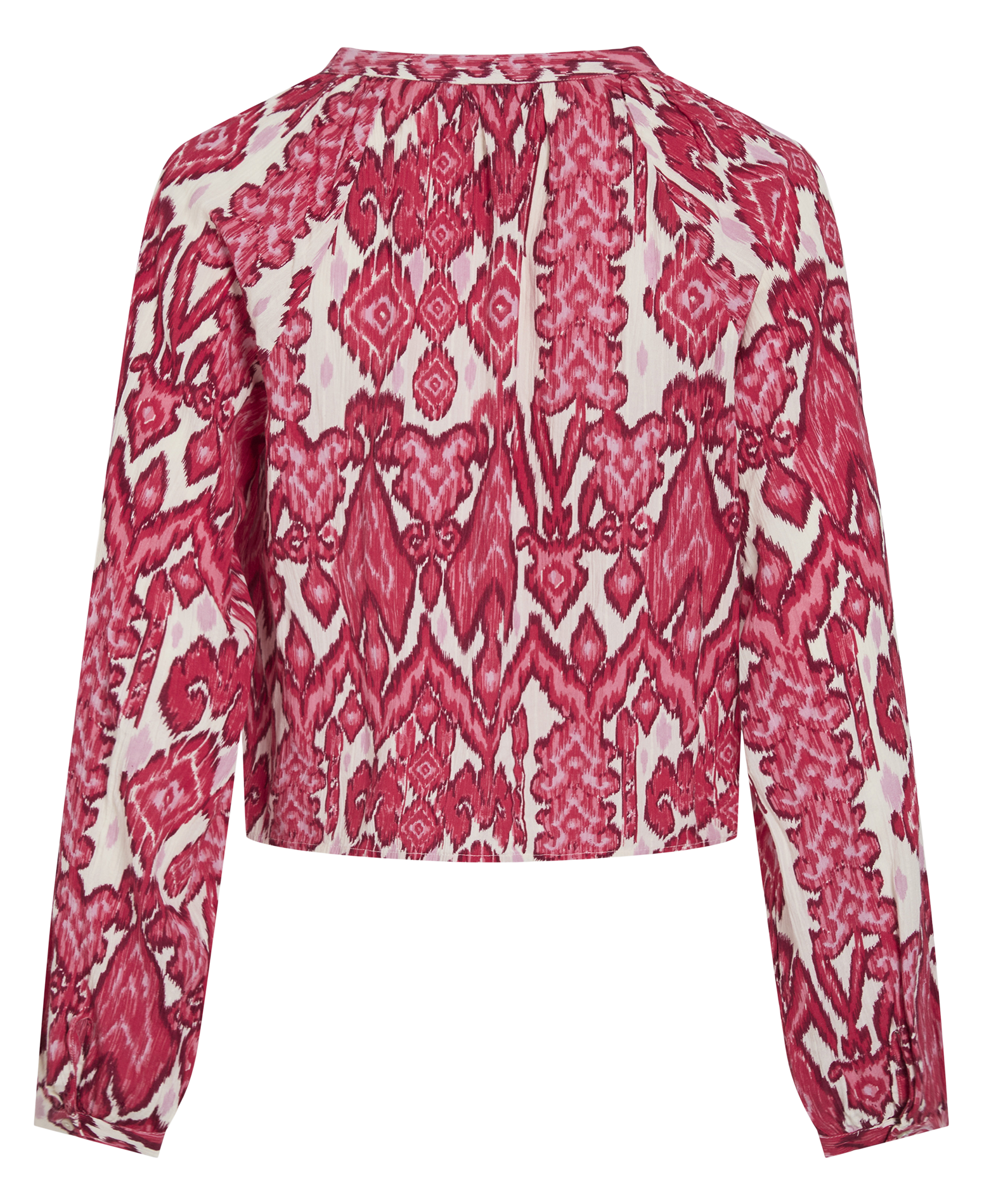 Top droit col rond imprimé VILA Beige