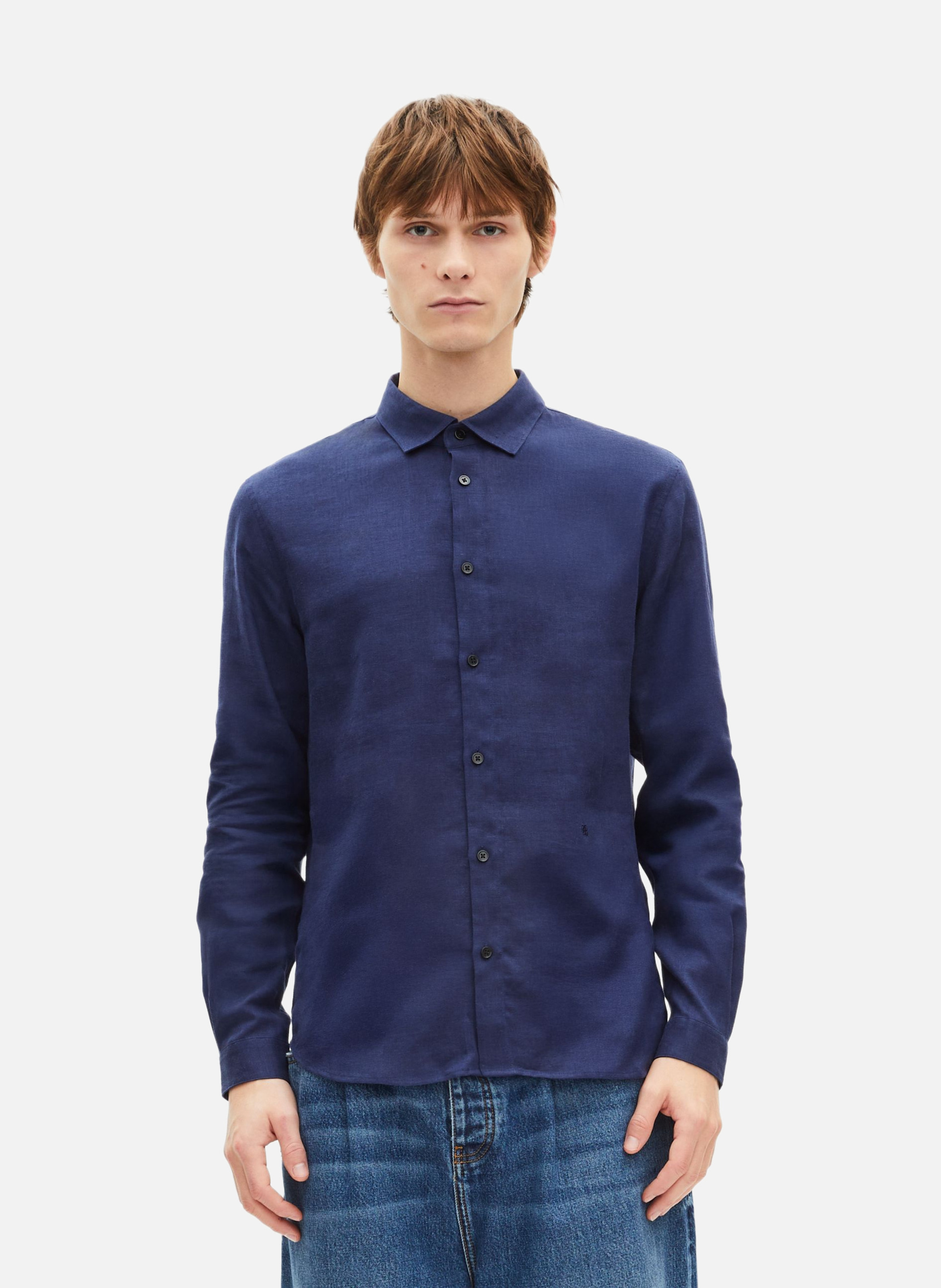 Linen shirt THE KOOPLES Blue