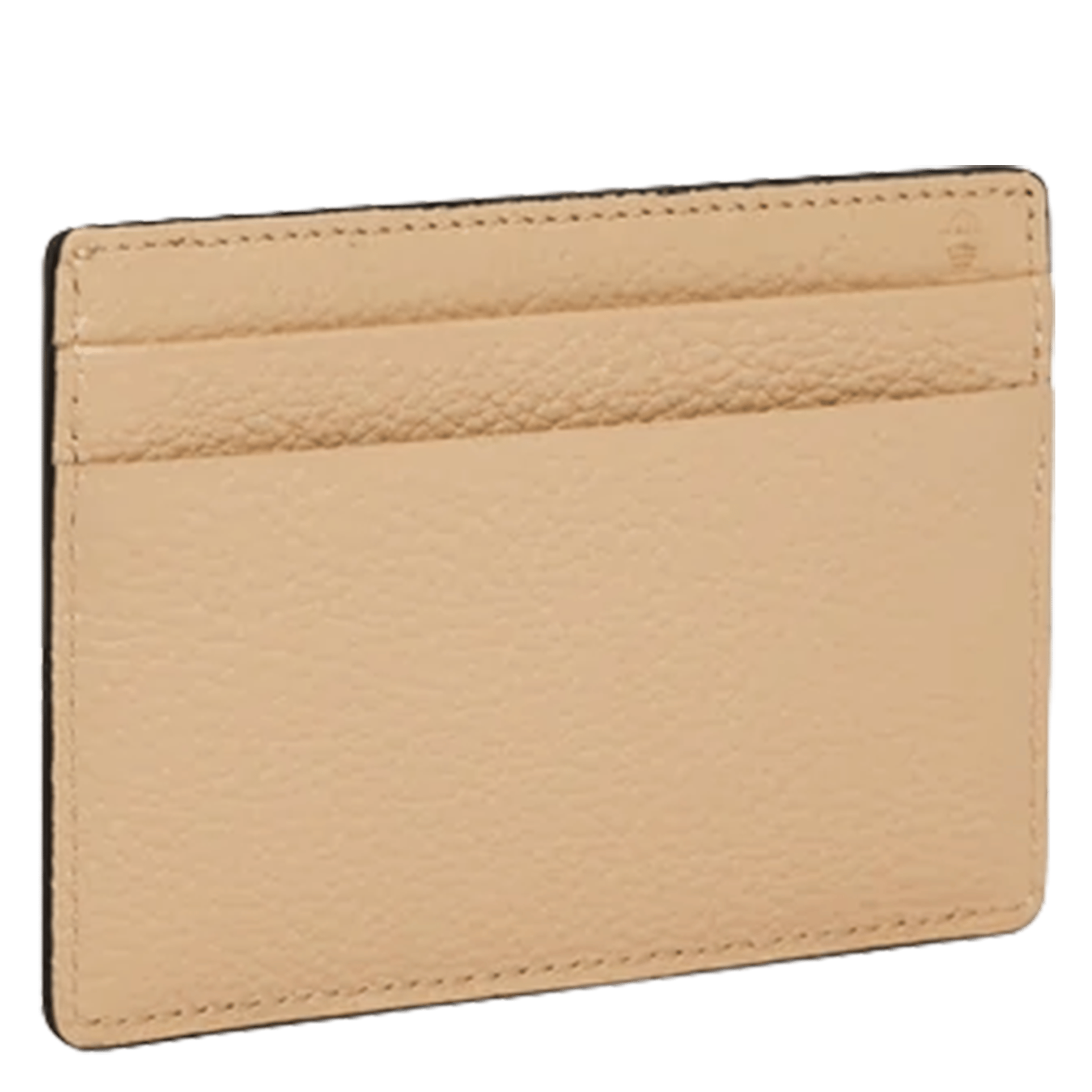 - 100% leather, - 6 cardholder slots, - 1 central compartment, - Size: L10 x H7 cm. LE TANNEUR Beige