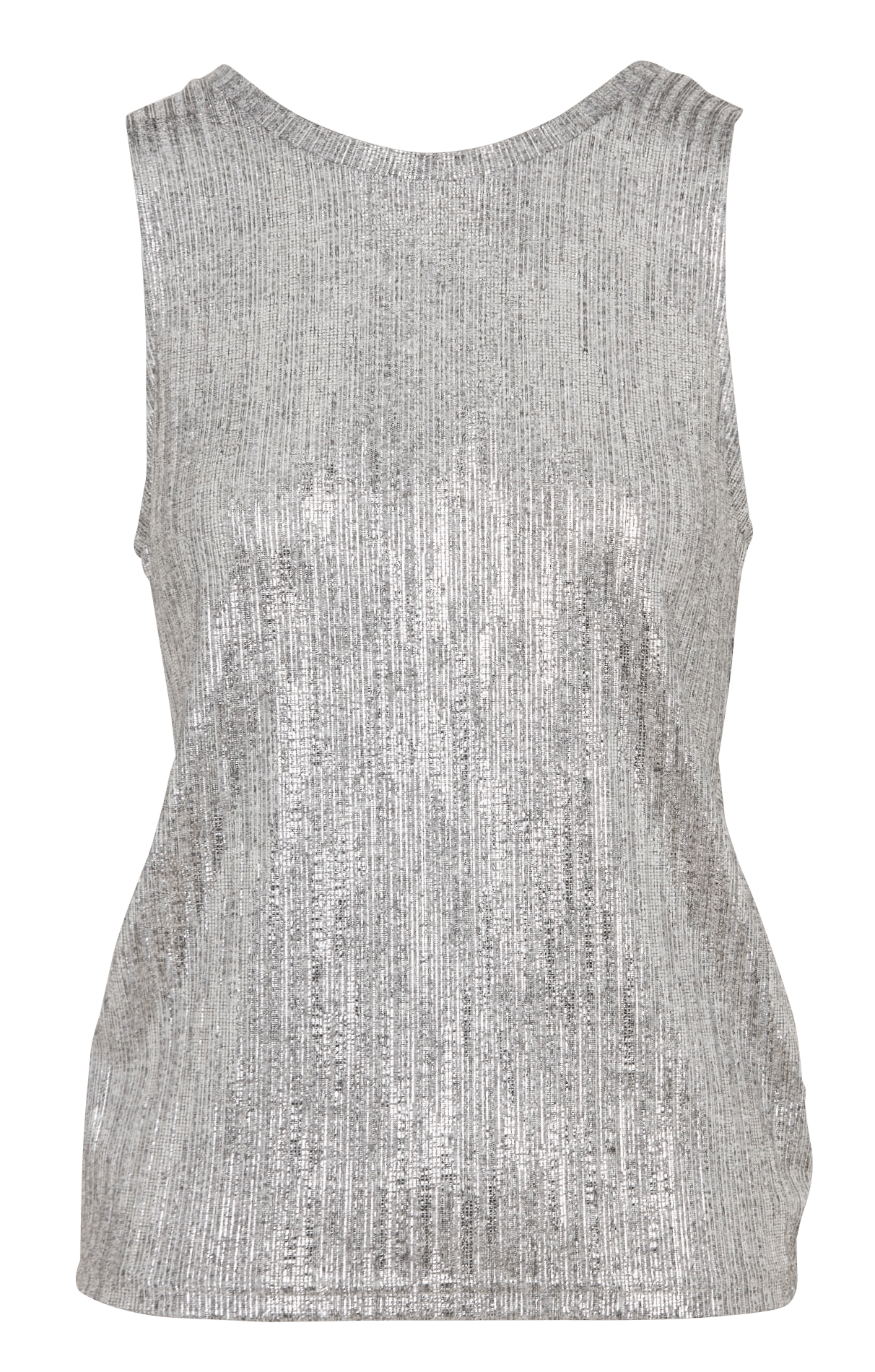 Top col bateau décolleté dos IKKS Argent