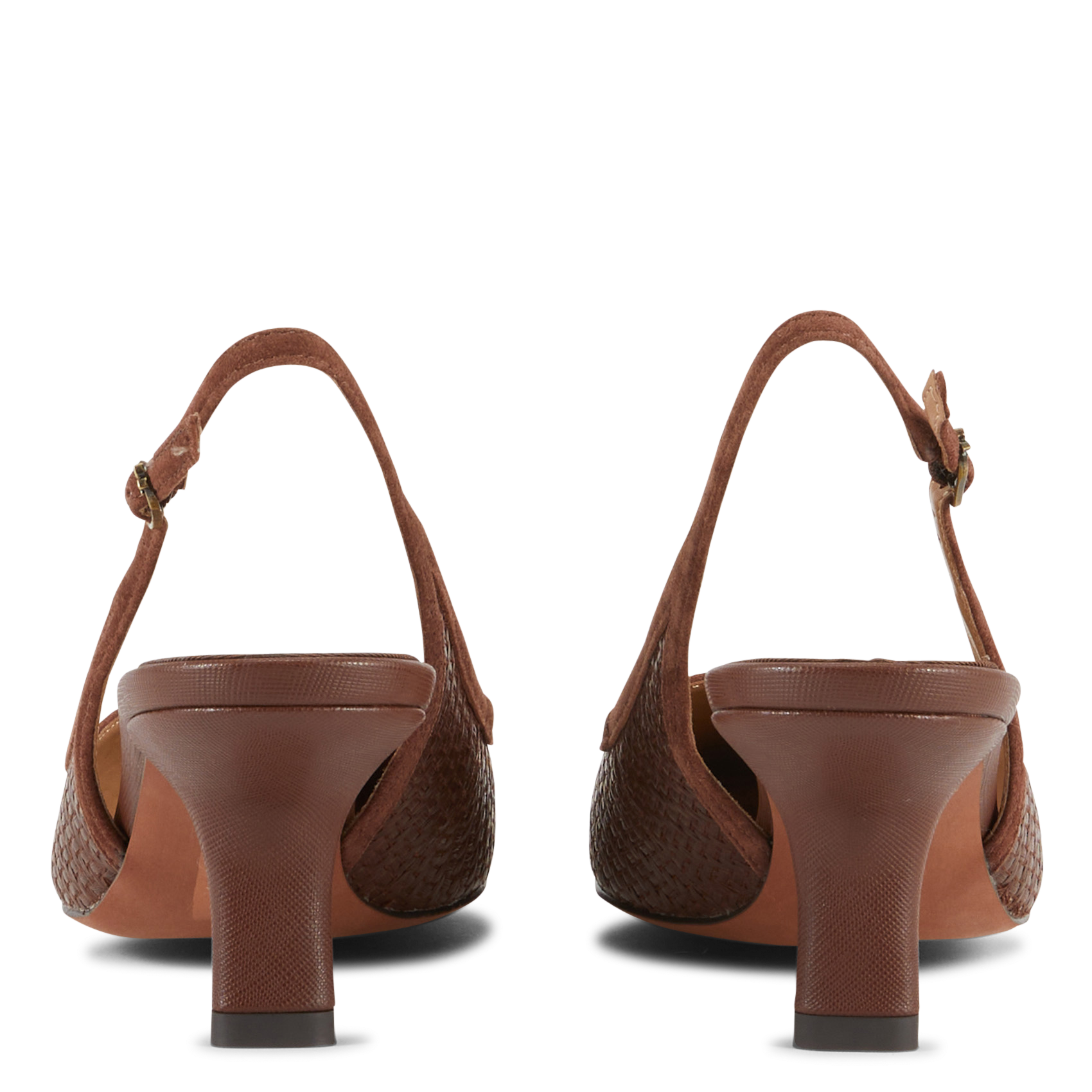 Raffia-Pumps SAM EDELMAN Braun