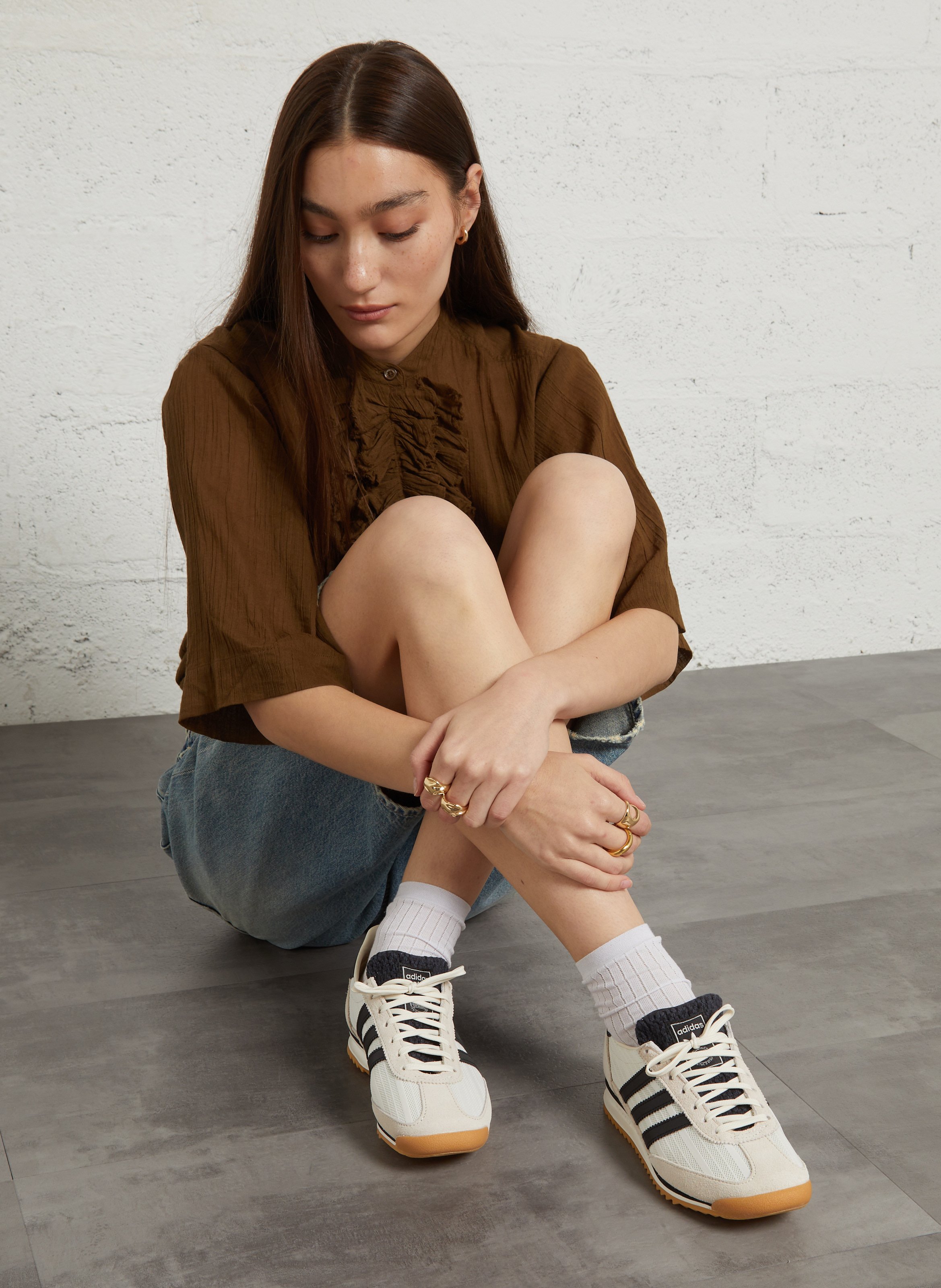 Canvas-Sneaker ADIDAS Weiss