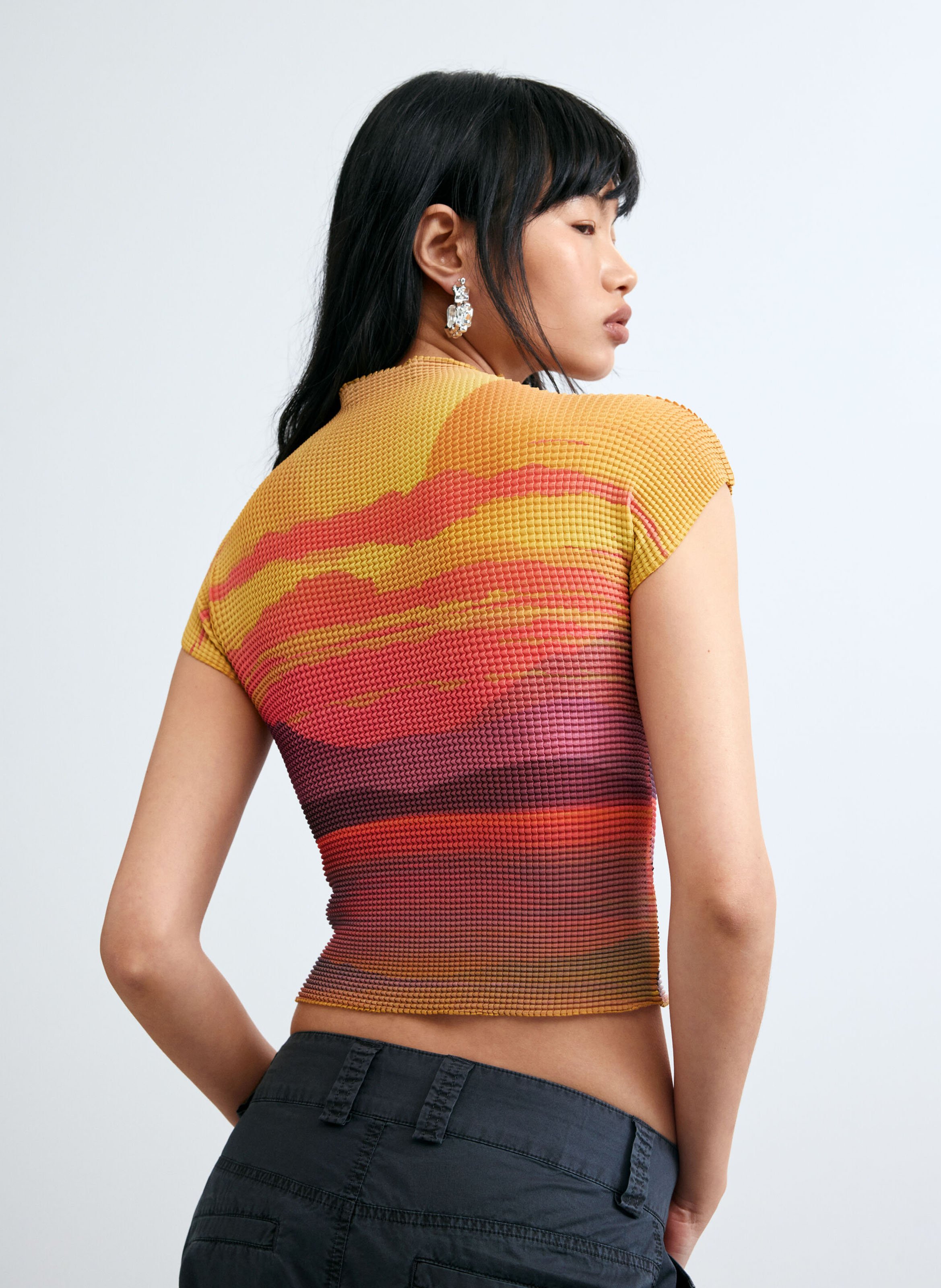Tee-shirt imprimé DESIGUAL Multicolore