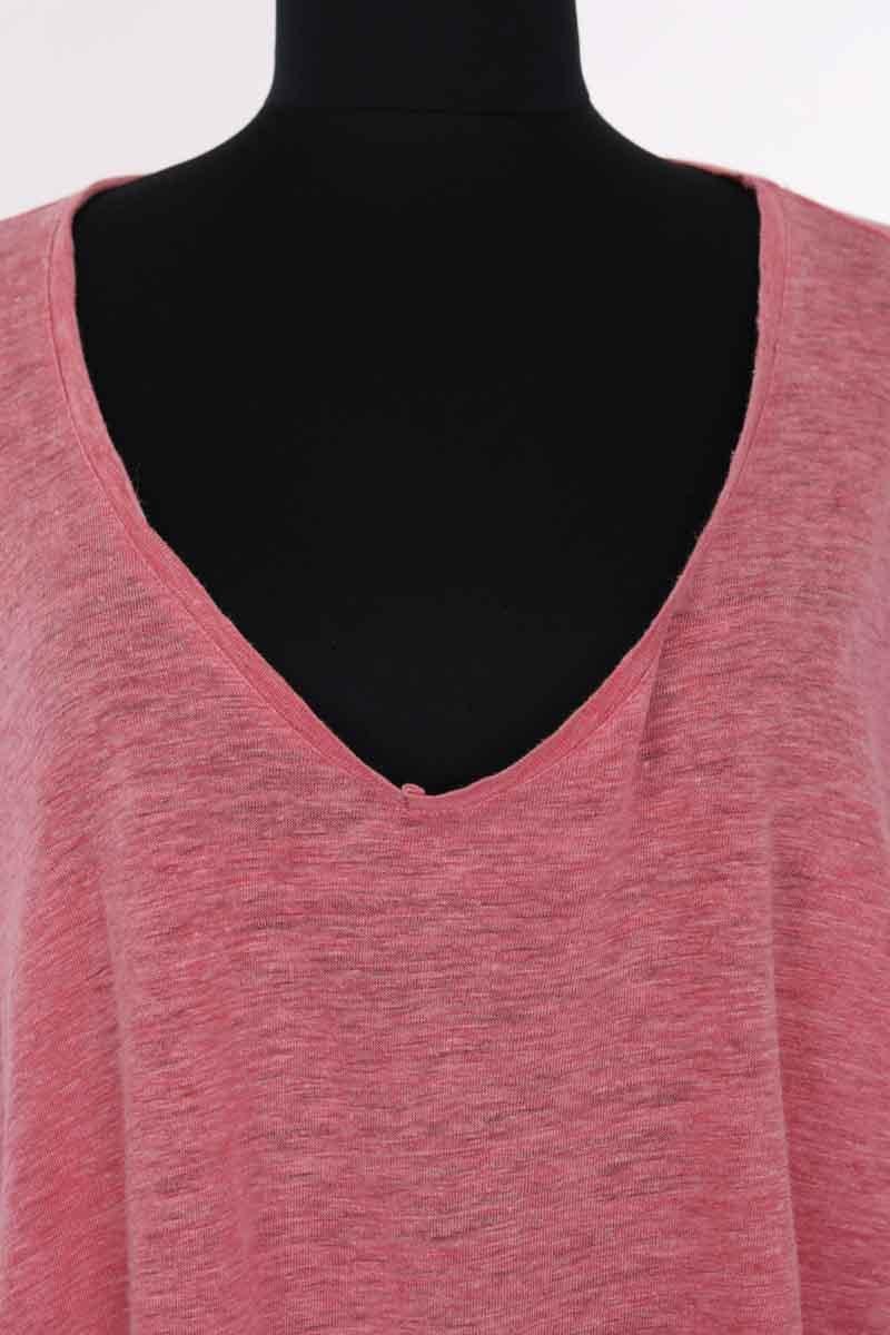T-shirt MAJESTIC FILATURES - SECONDE MAIN Pink