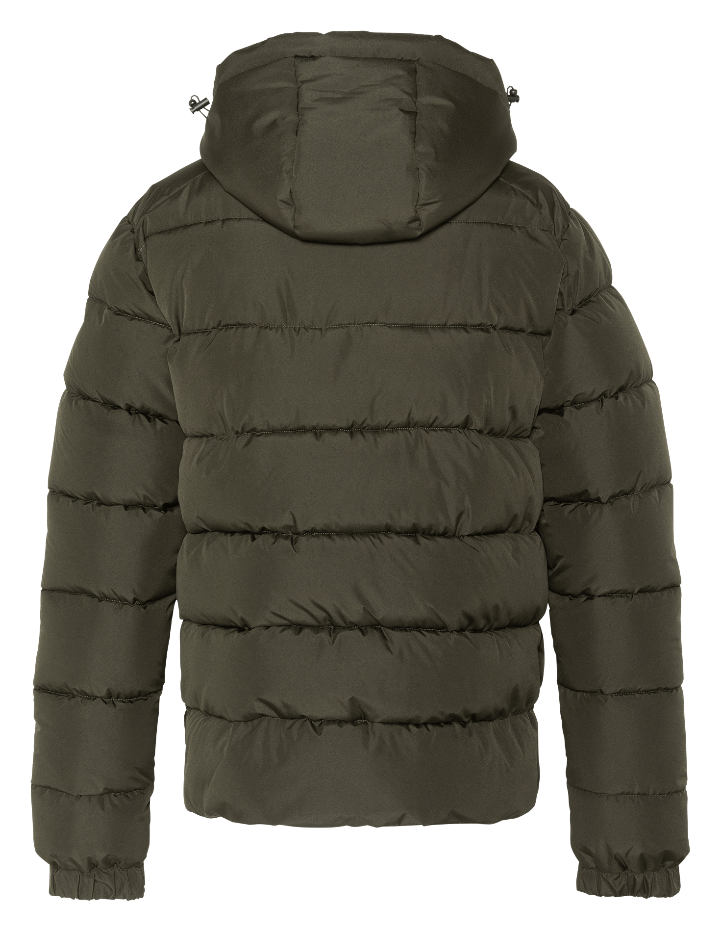 Straight padded jacket with hood | Khaki SCHOTT Men