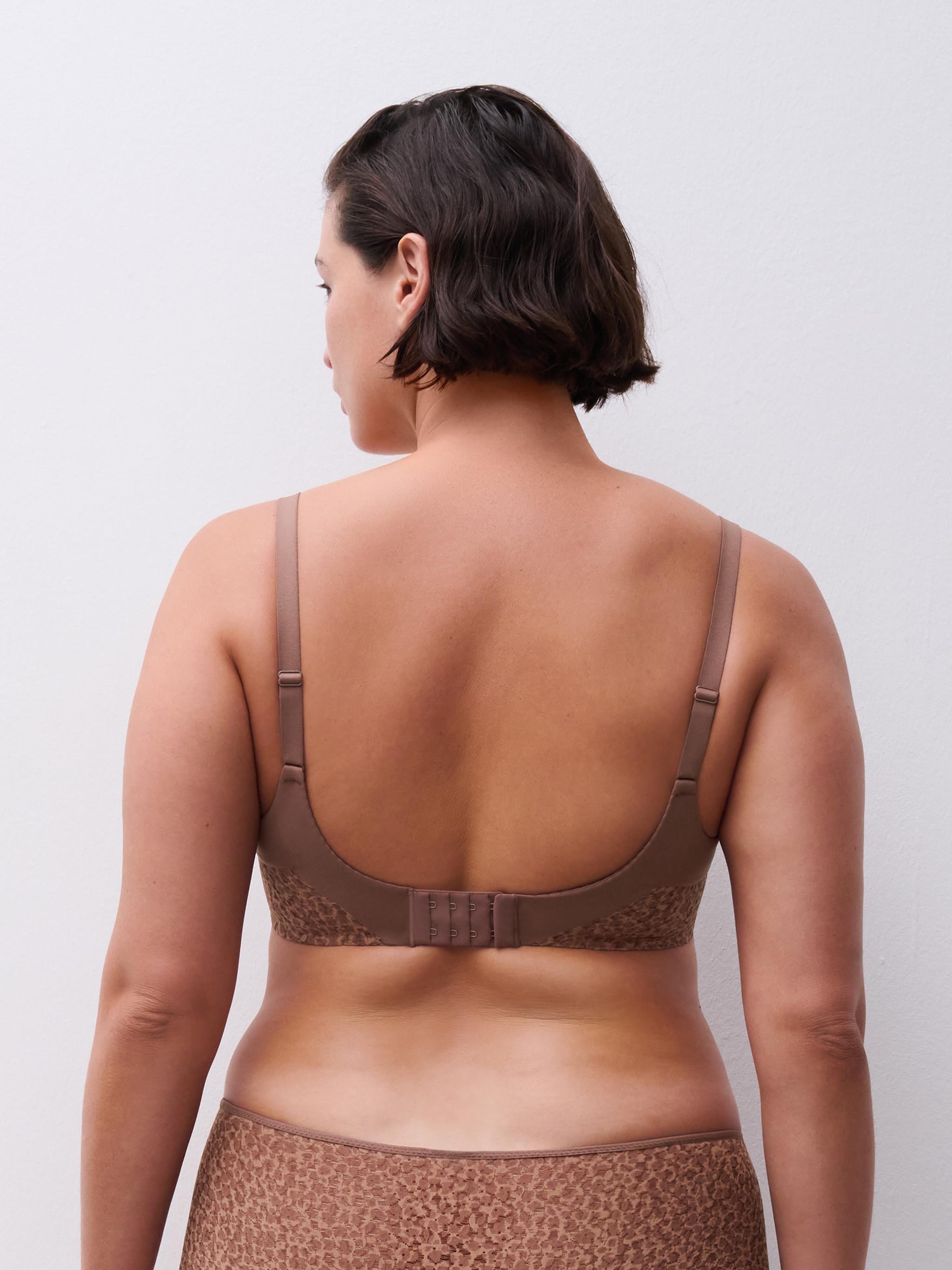 Full-cup bra CHANTELLE Brown