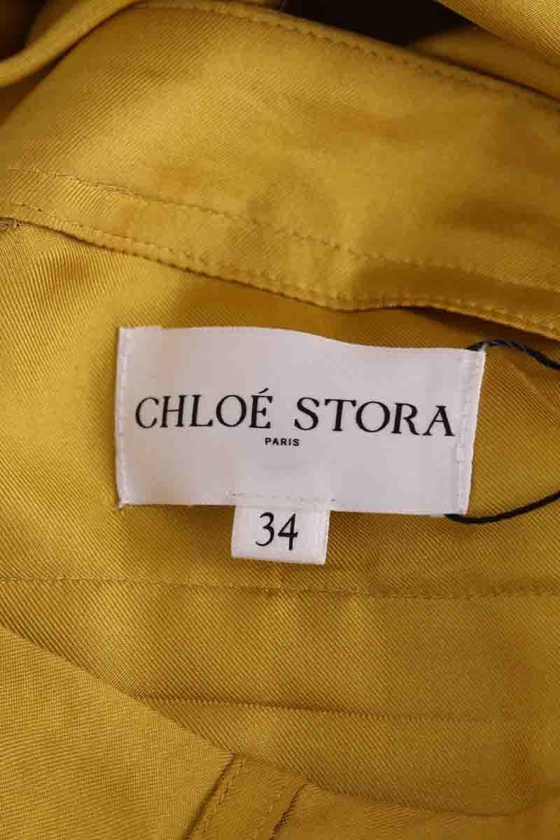 Straight-leg pants CHLOE STORA - SECONDE MAIN Yellow
