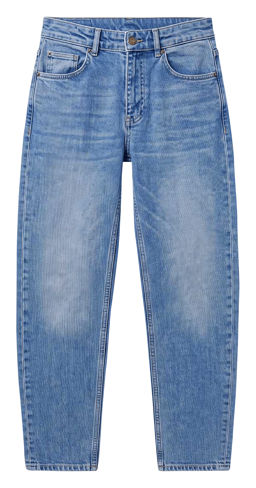 Slim Fit High Waist Jeans Einfarbig TARA JARMON Blau