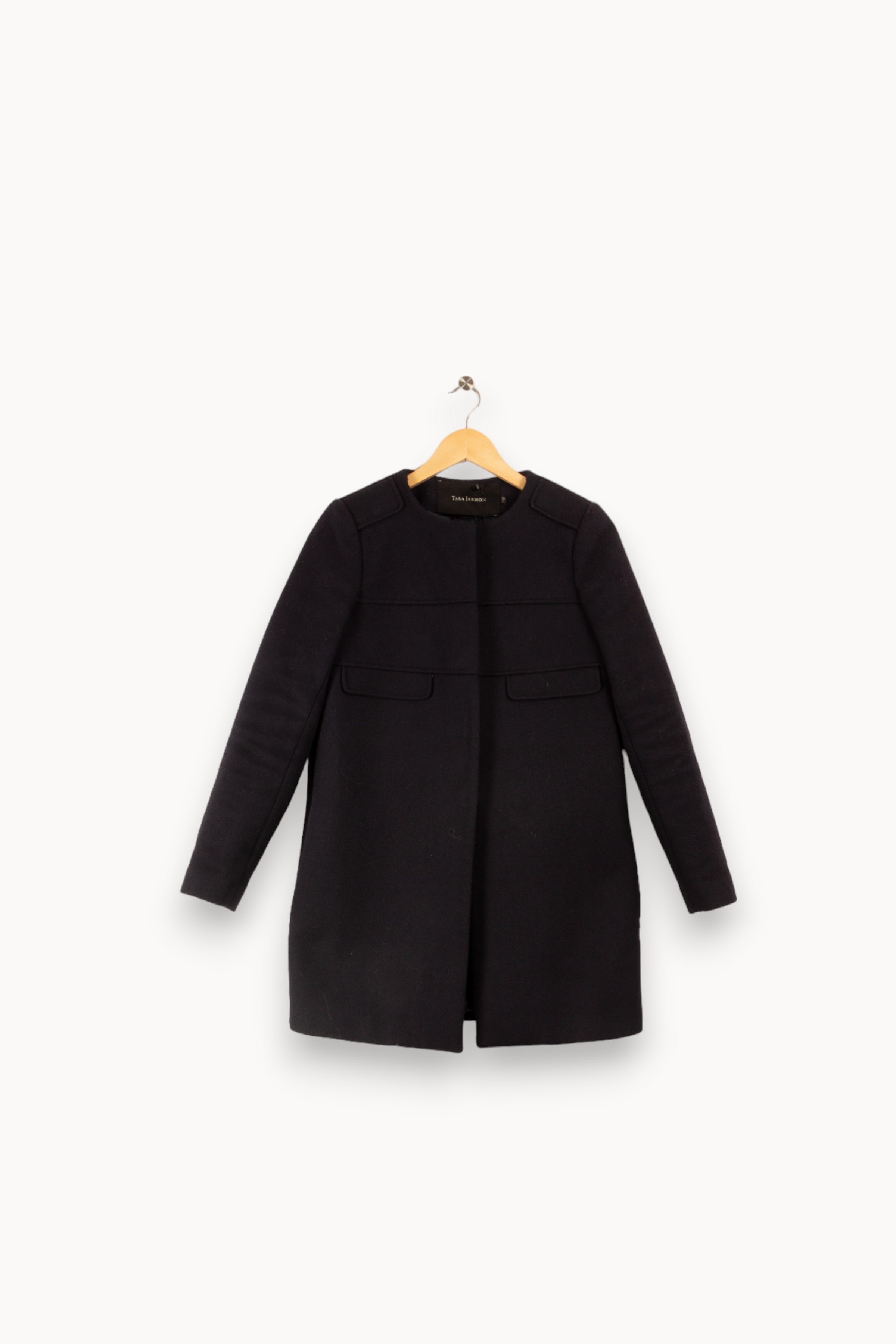 Long coat TARA JARMON - Seconde Main Blue