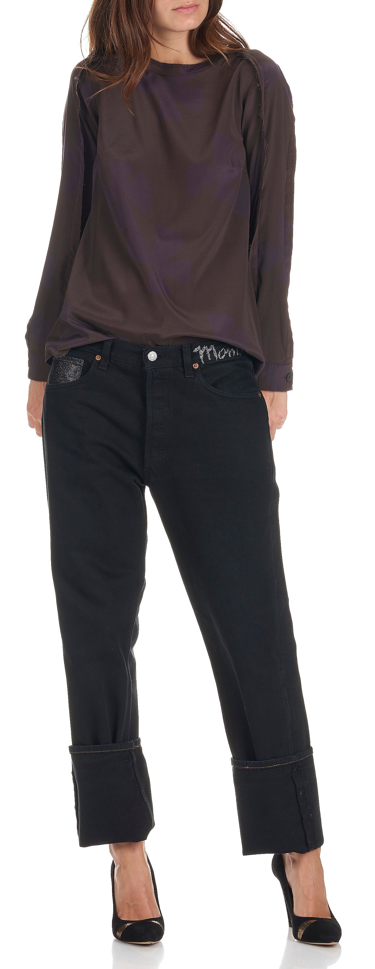 Kalumba boyfriend jeans MOMONI Black