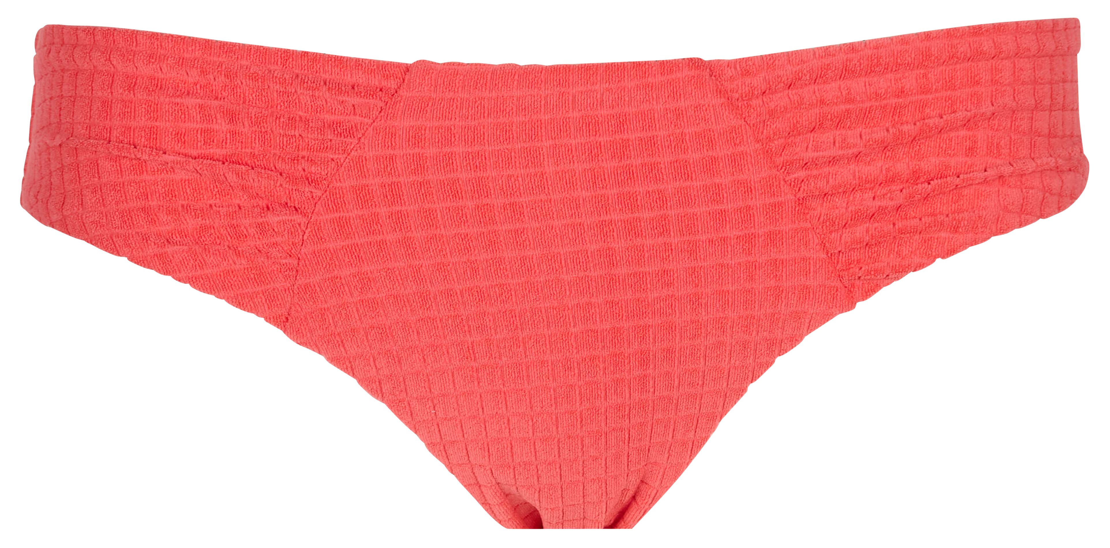 Hoog opgesneden bikinibroekje van badstof met jacquardmotief SOWE BIARRITZ Rood